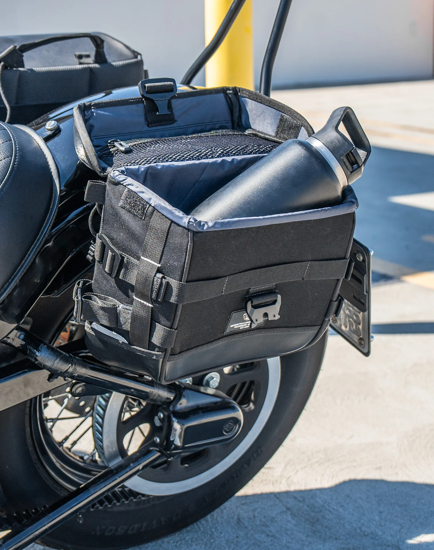 10L - Incognito Quick Mount Small Harley Softail Slim FLS Solo Saddlebag (Left Only) - Image 6