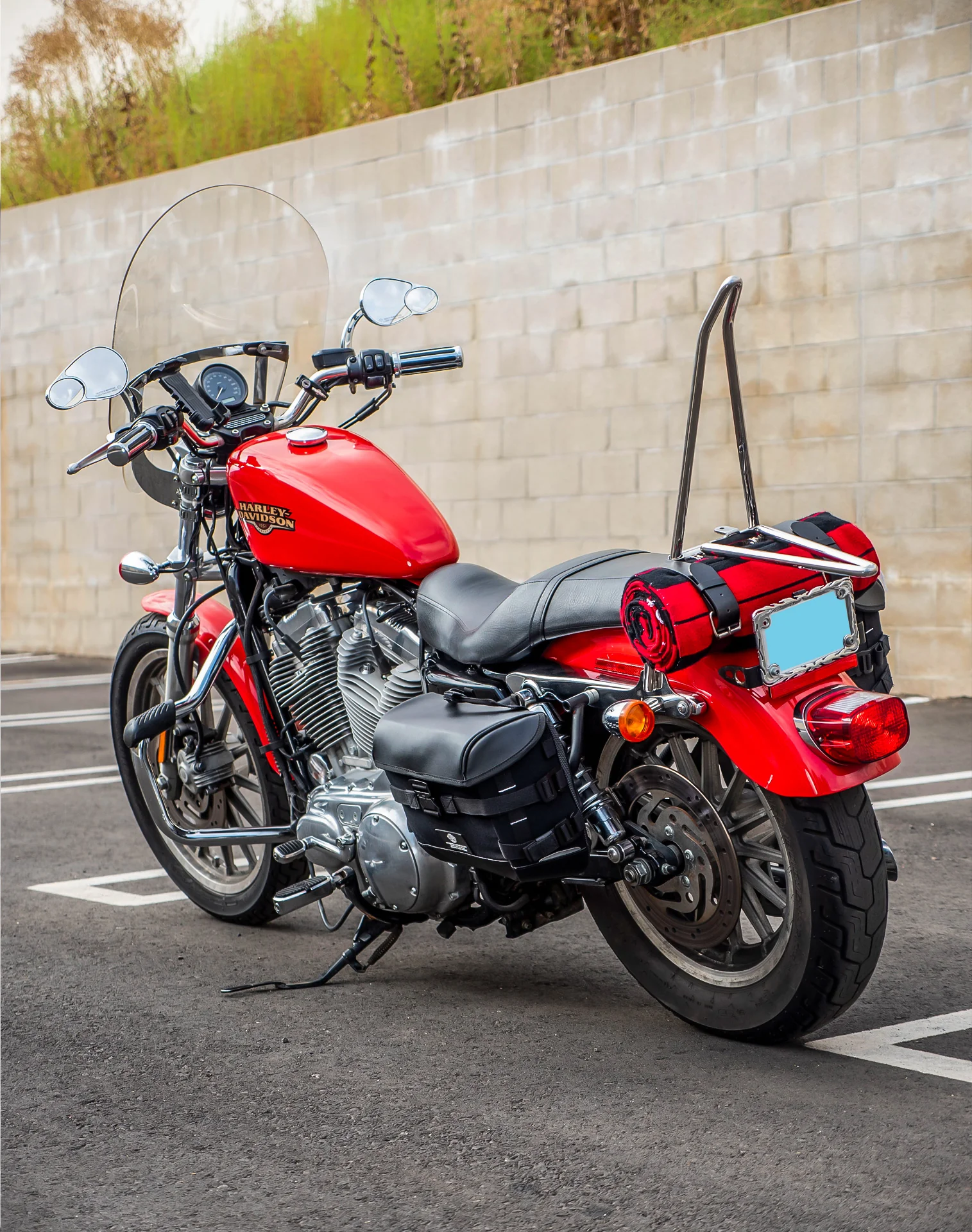 10L - Incognito Quick Mount Small Solo Motorcycle Saddlebag (Left Only) for Harley Sportster 883 Low XL883L - Image 3