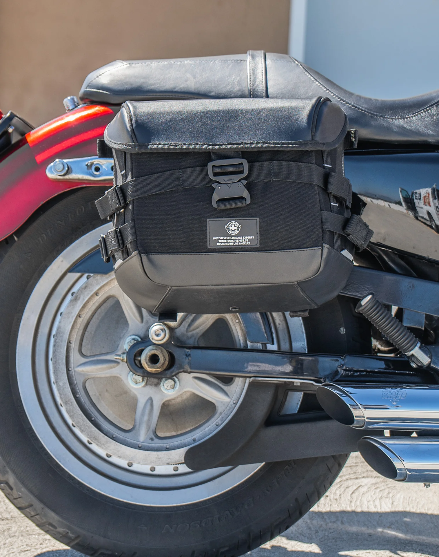 10L - Incognito Quick Mount Small Solo Motorcycle Saddlebag (Right Only) for Harley Sportster 883 Custom XL883C/XLH883C - Image 4