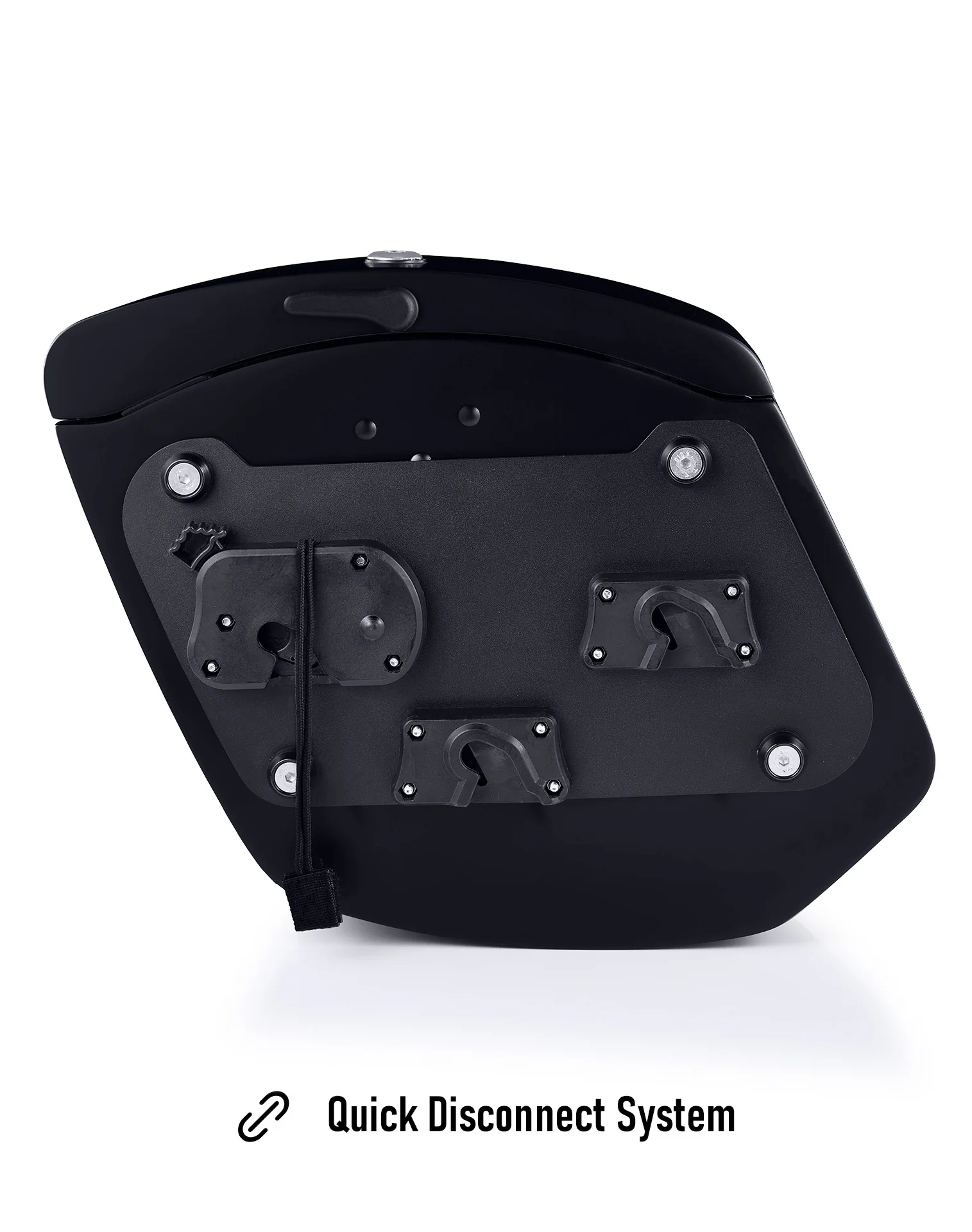 12L - Ironclad Quick Mount Medium Harley Softail Fat Boy Lo FLSTFB Matte Hard Solo Saddlebag (Left Only) - Image 9