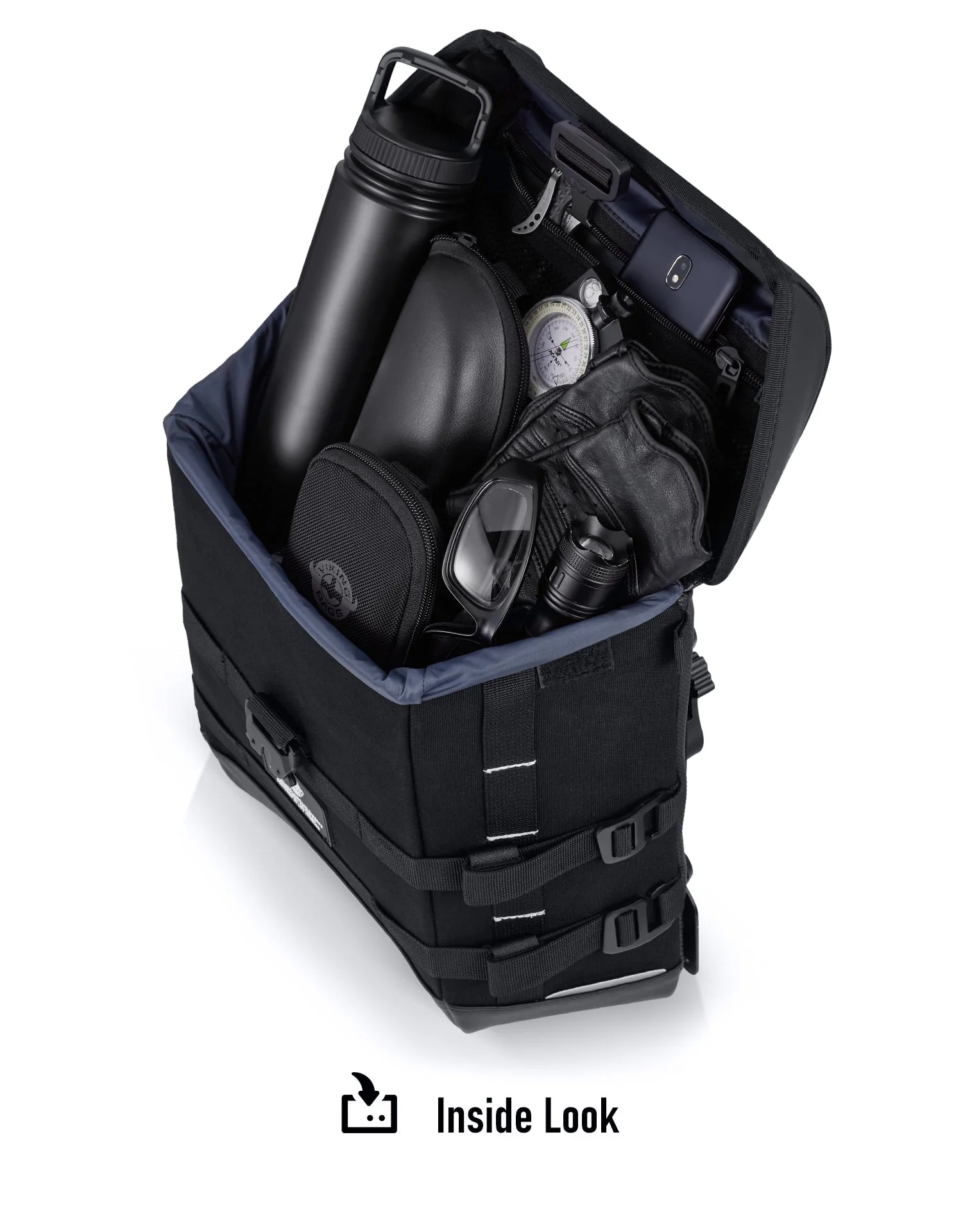 15L - Incognito Quick-Mount Medium Harley Softail Fat Bob FXFB/S Solo Saddlebag (Right Only) - Image 7