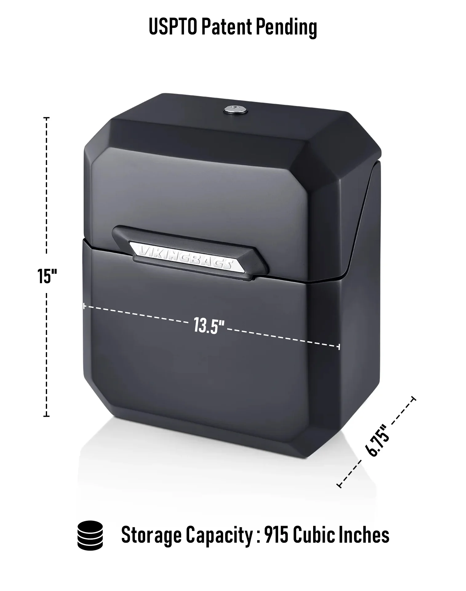 15L - Outlaw Quick Mount Medium BMW R12 Matte Hard Solo Saddlebag (Right Only) - Image 3