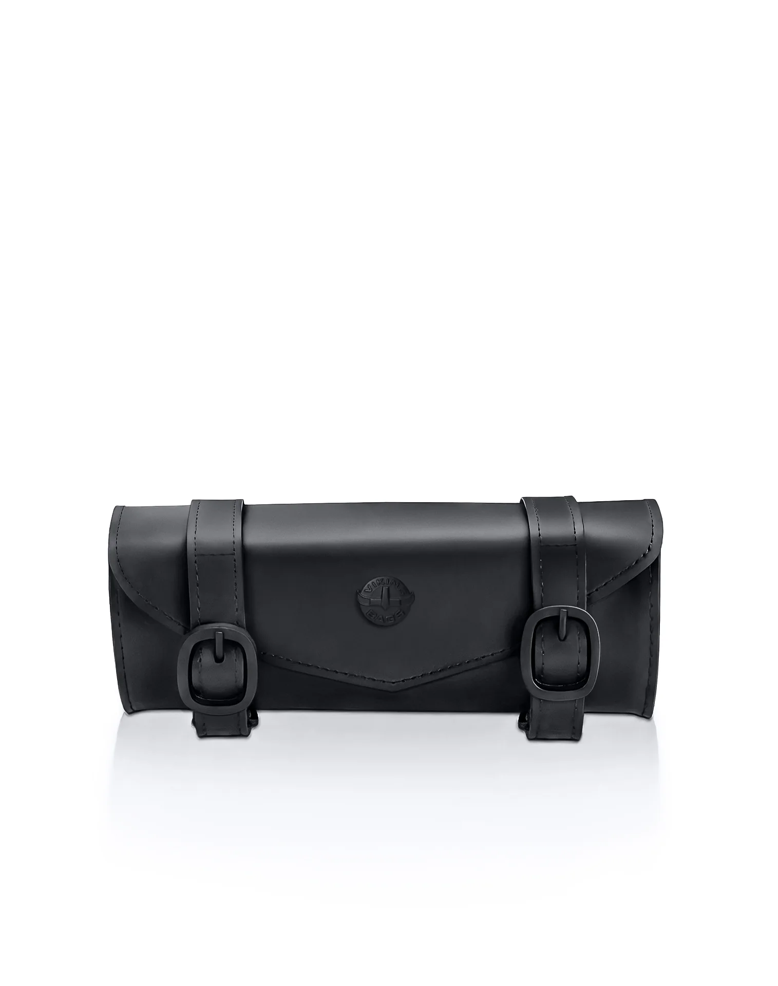 1L - Dark Age Plain Triumph Leather Motorcycle Tool Bag - Image 2