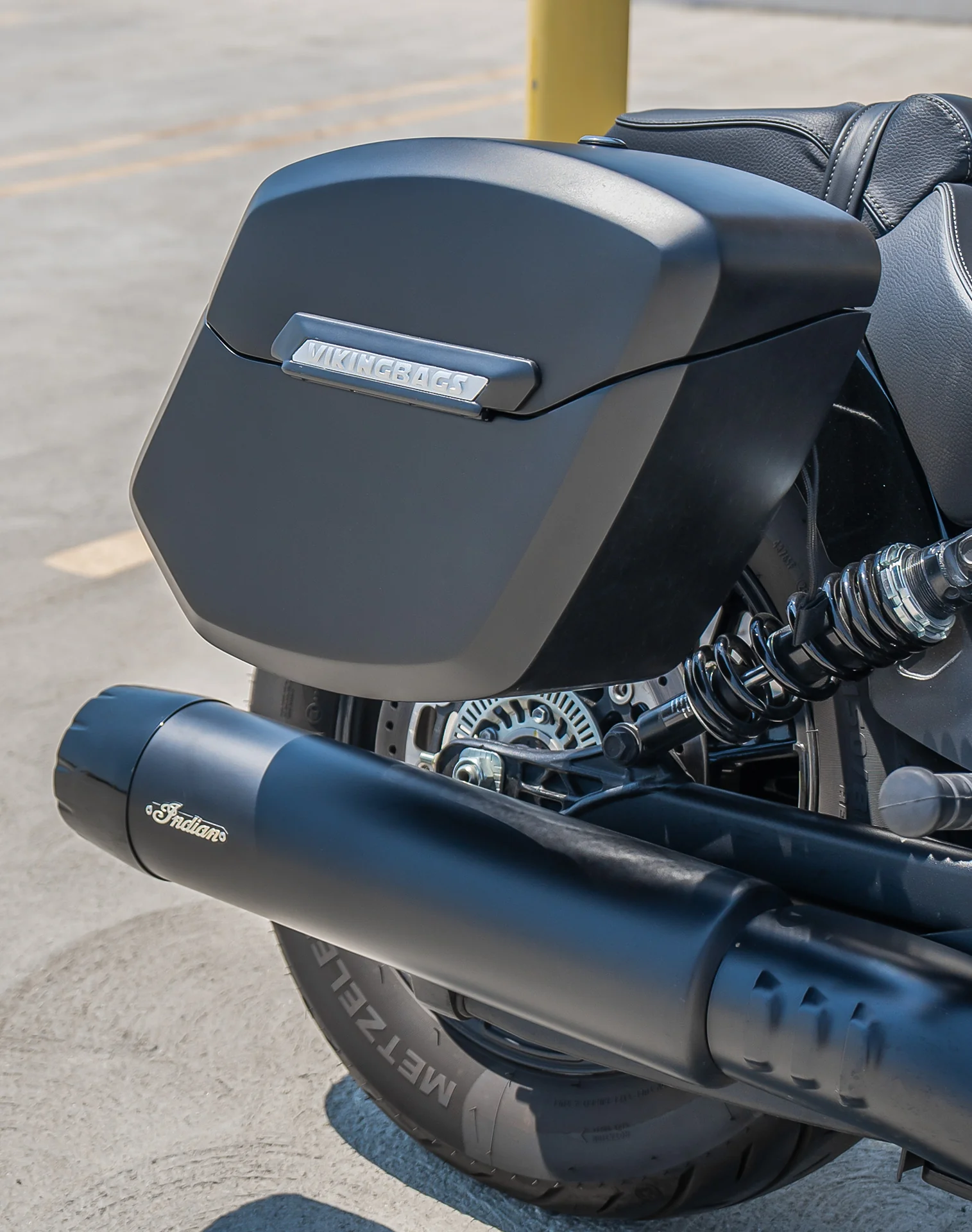24L - Ironclad Quick-Mount Medium 2025+ Indian Sport Scout Matte Hard Saddlebags - Image 5