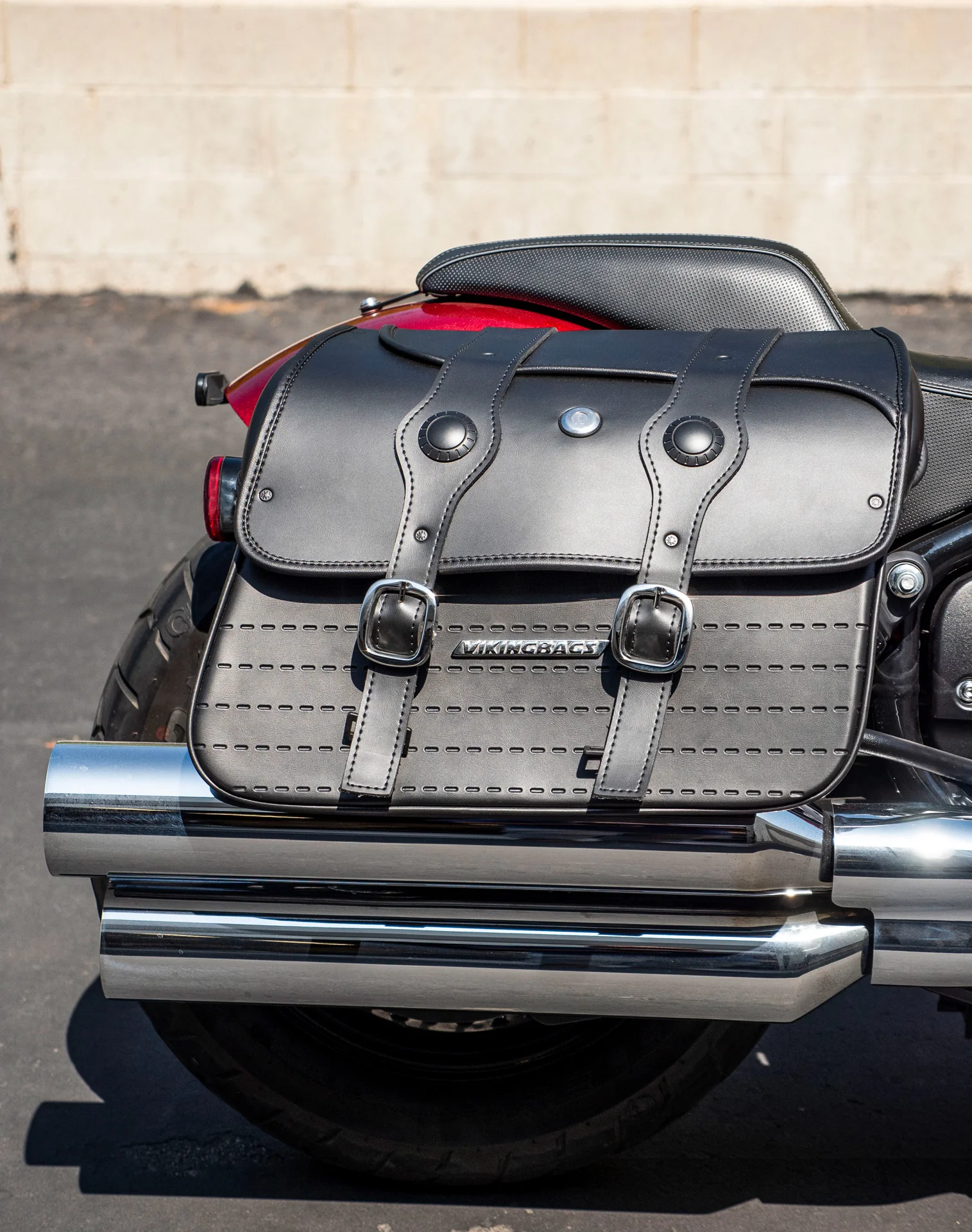 34L - ArrowHead Large Indian Super Chief Limited Motorcycle Saddlebags - Image 4