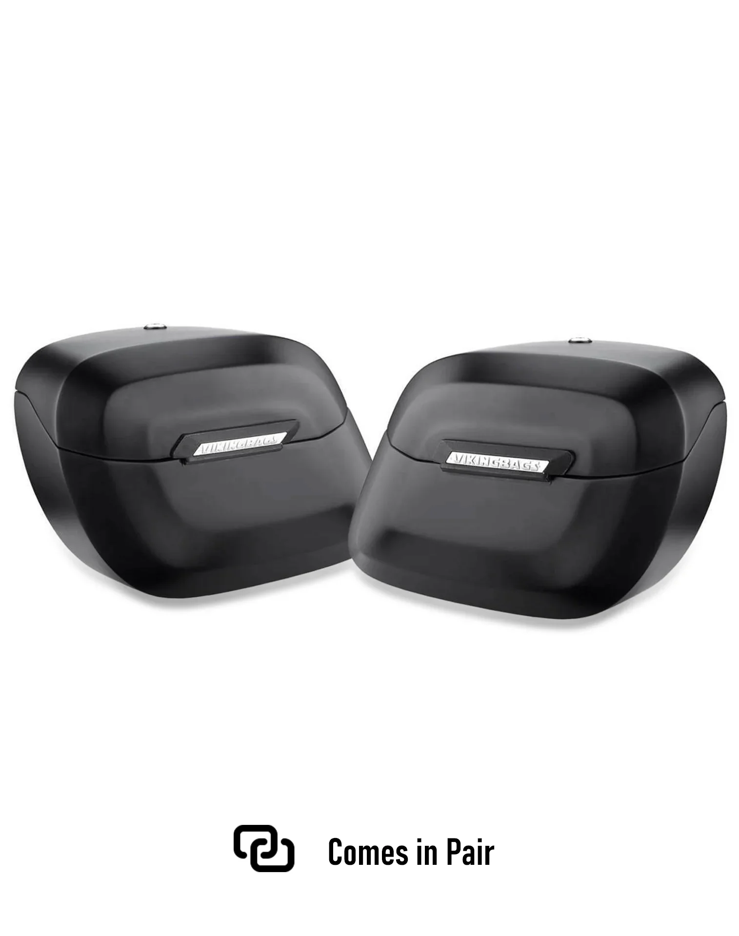 40L - Lamellar Raven XL Honda VTX 1800 N Matte Hard Saddlebags - Image 9
