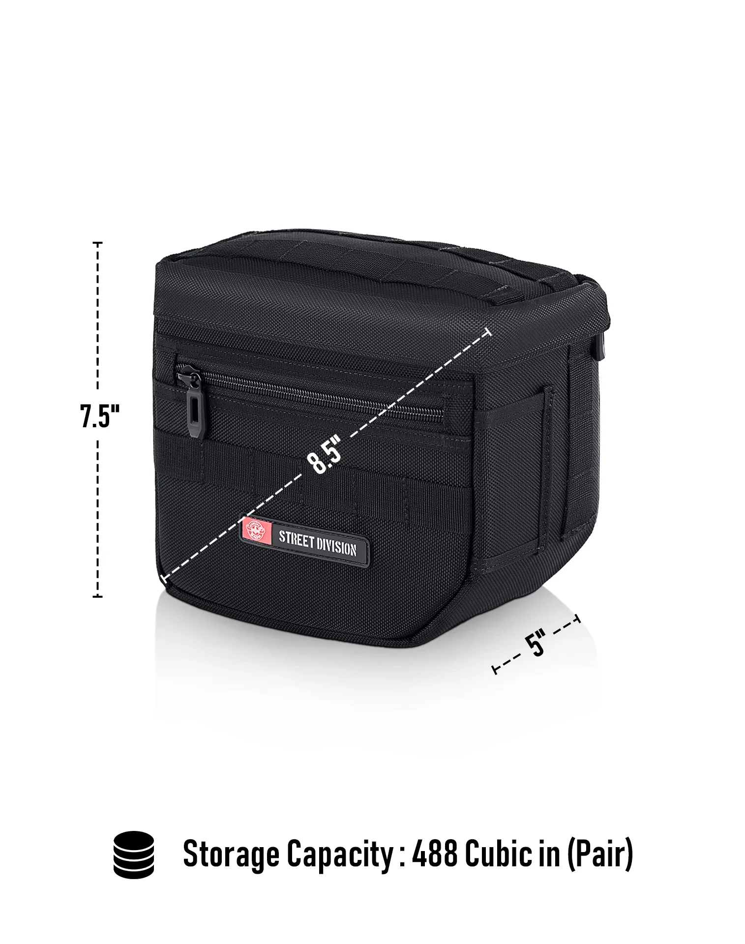 8L - Patriot Small Throw Over Saddlebags for Harley Sportster 1200 Roadster XL1200CX - Image 4
