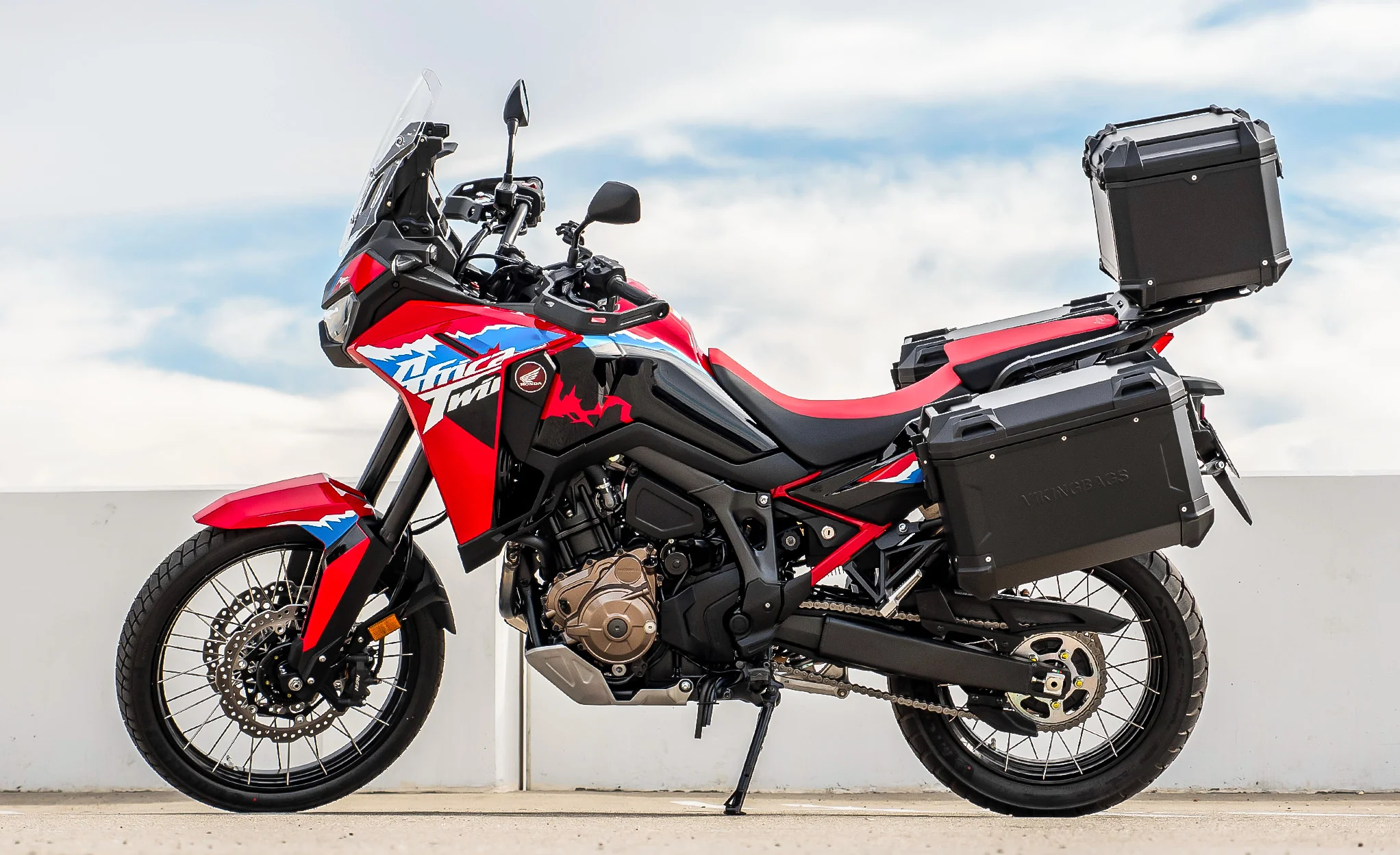 38L - Apex XL Honda CRF1100L Africa Twin/ADV Sports/ES Aluminum Top Case Black - Image 2