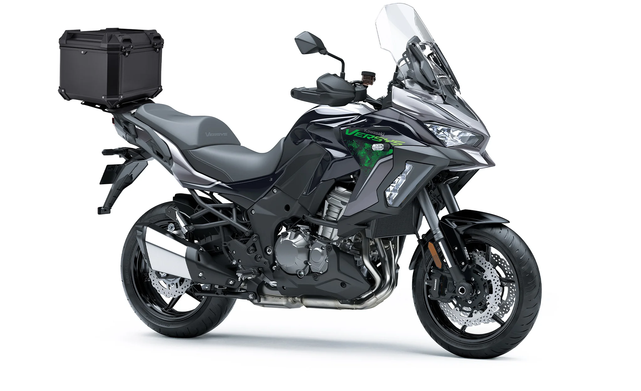 38L - Apex XL Kawasaki Versys 1000 Aluminum Top Case Black - Image 2