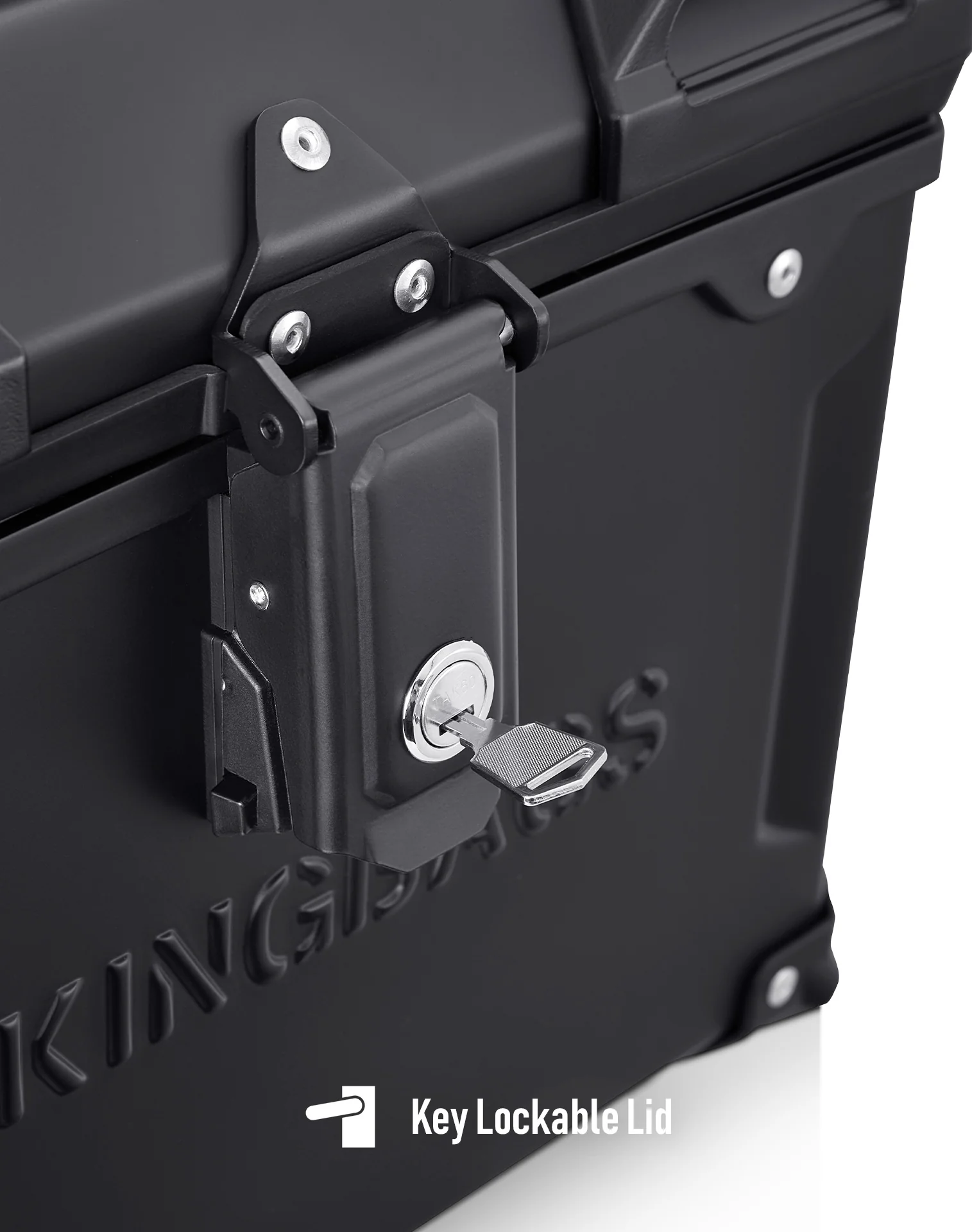38L - Apex XL BMW F 900 GS Aluminum Top Case Black - Image 7