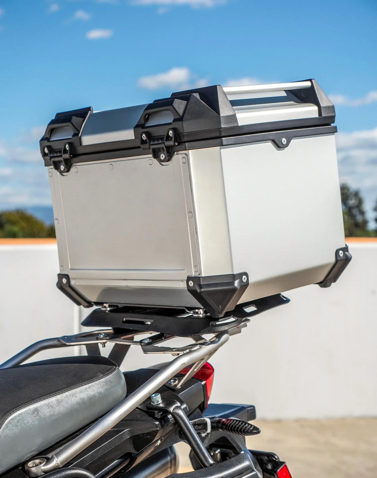 38L - Apex XL Honda CRF1100L Africa Twin/ADV Sports/ES Aluminum Top Case Silver - Image 5