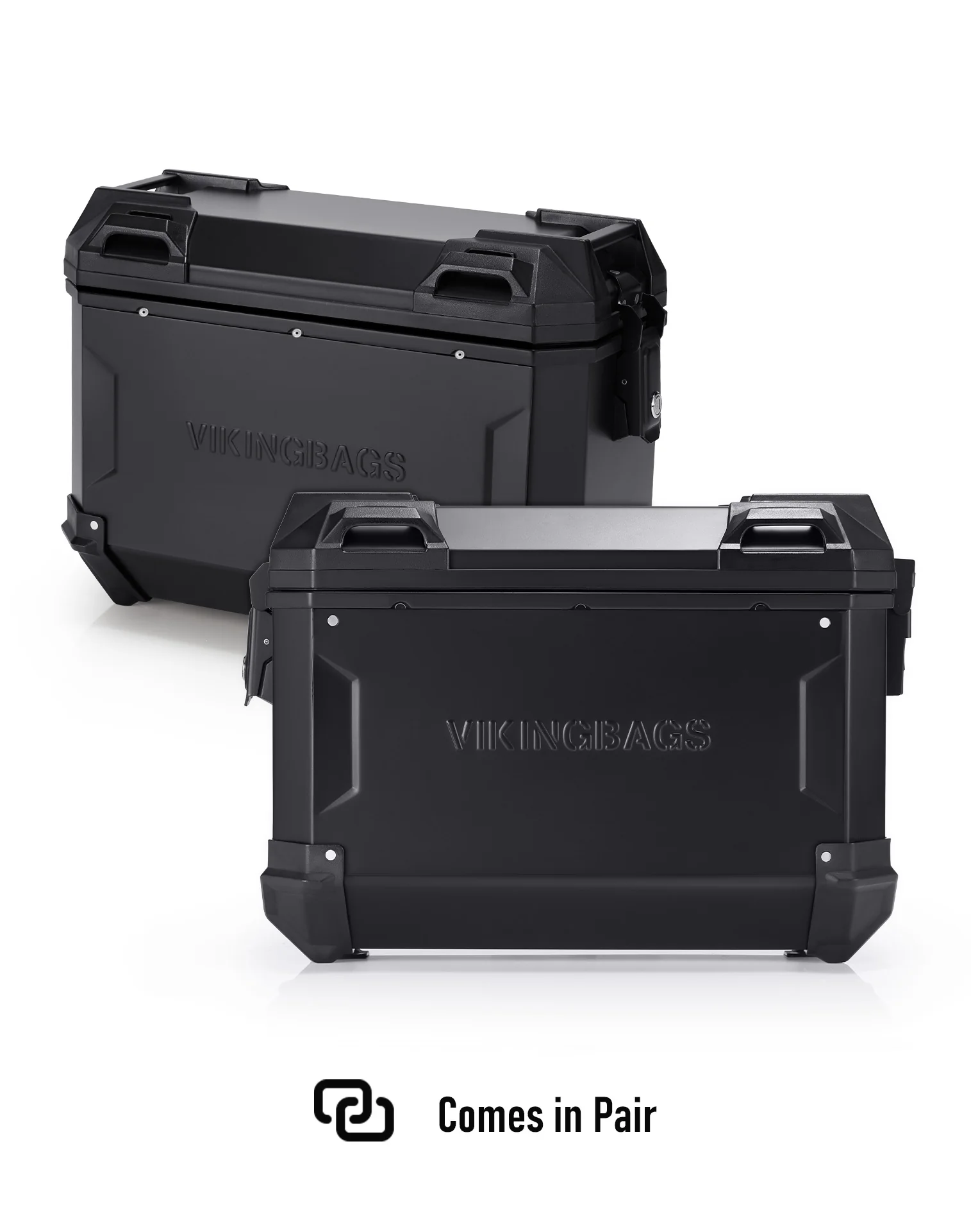 45L - Apex XL BMW F 900 GS Aluminum Side Cases Black - Image 5