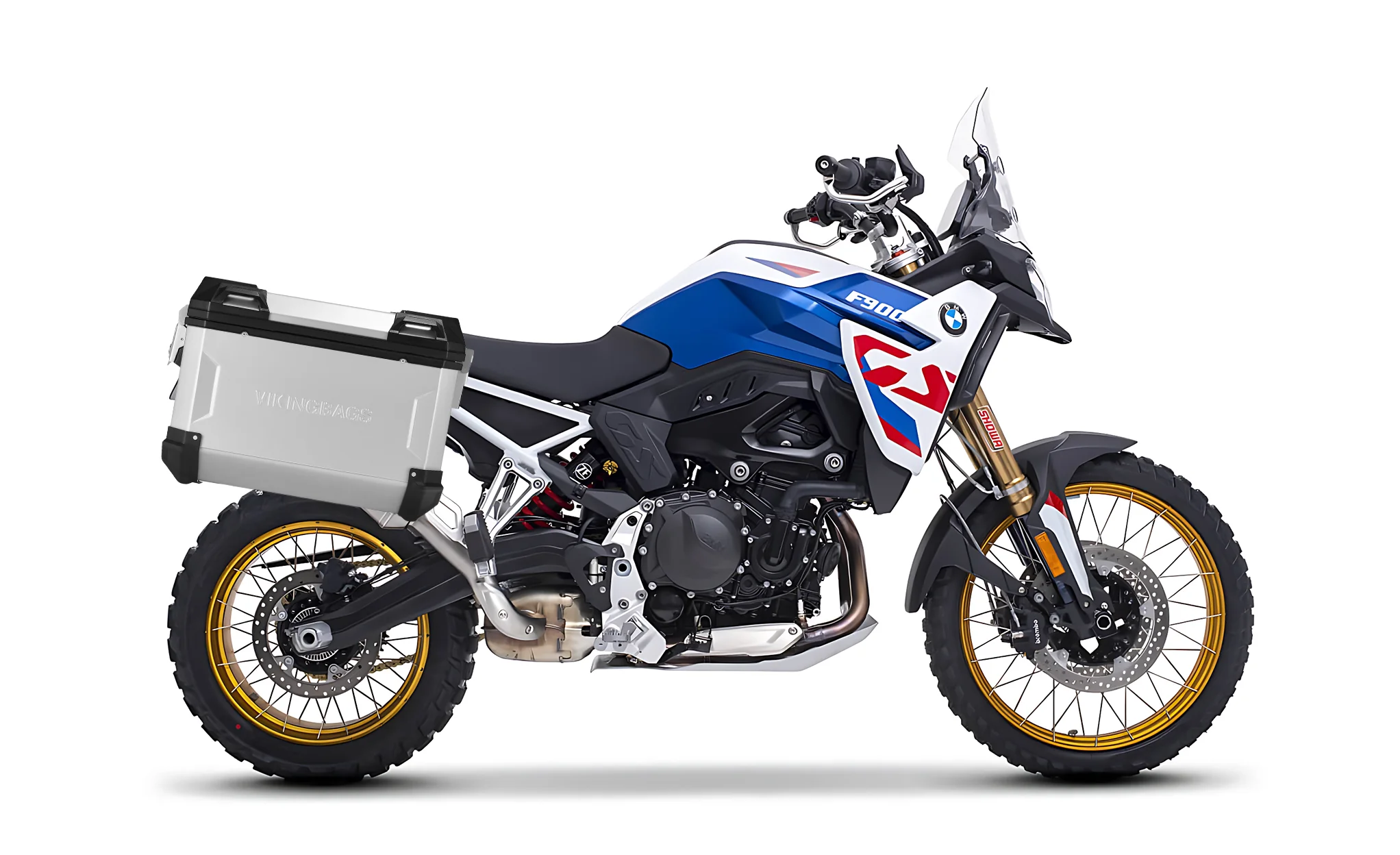 45L - Apex XL BMW F 900 GS Aluminum Side Cases Silver - Image 2