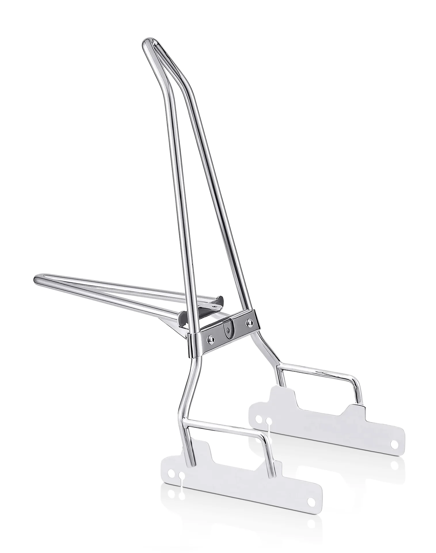 Iron Born Blade 25" Sissy Bar with Foldable Luggage Rack for Harley Dyna Super Glide FXD Chrome