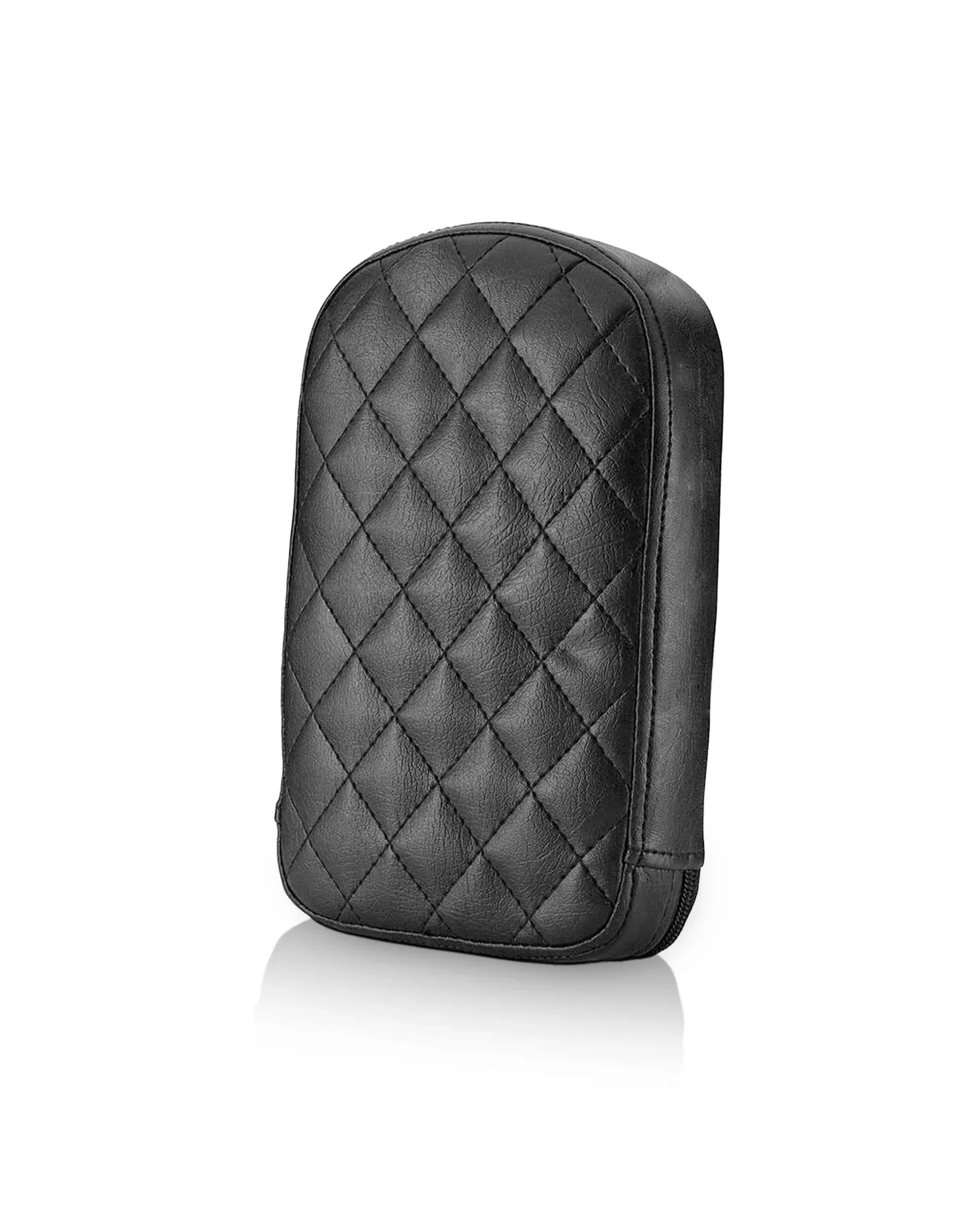 Viking Iron Born Diamond Stitch Leather Tall Motorcycle Sissy Bar Pad