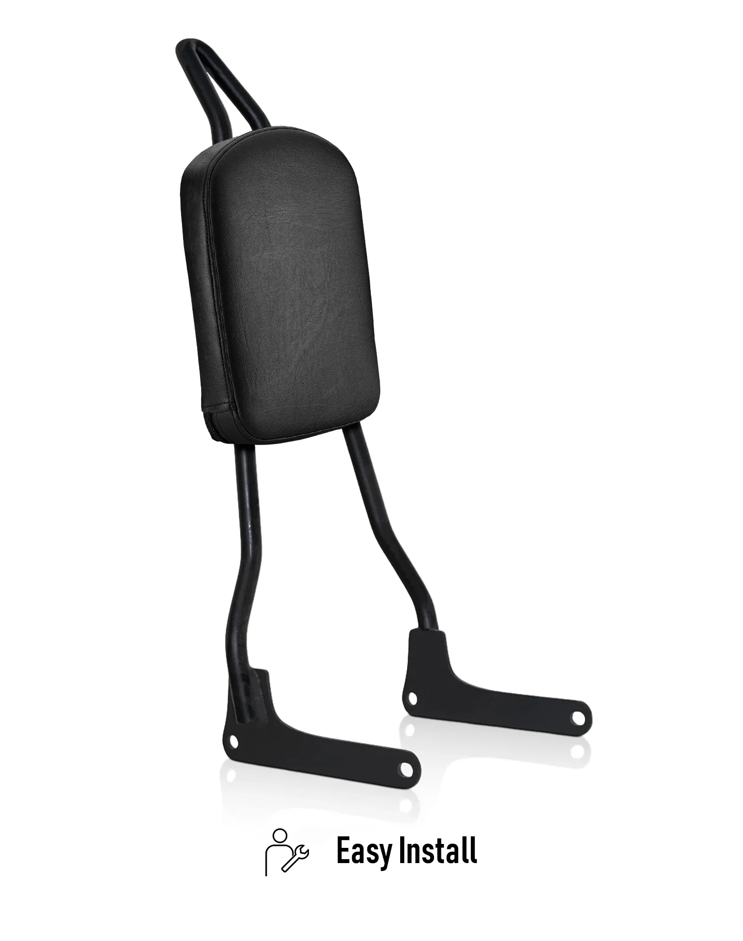 Viking Iron Born Plain Leather Tall Motorcycle Sissy Bar Pad for Harley Davidson - Image 9