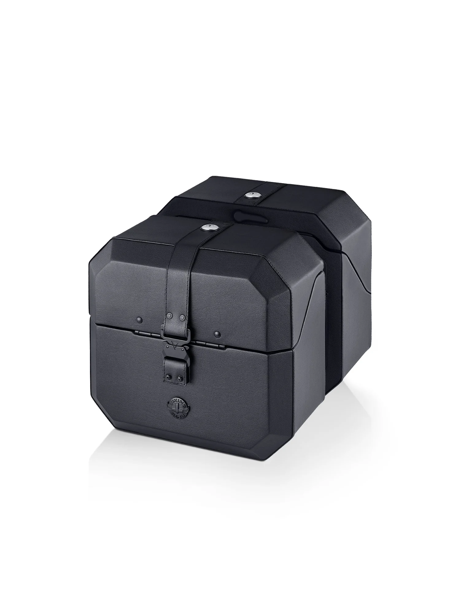20L - Outlaw Quick-Mount Small BMW R nineT Pure/Racer/GS Leather Wrapped Hard Saddlebags