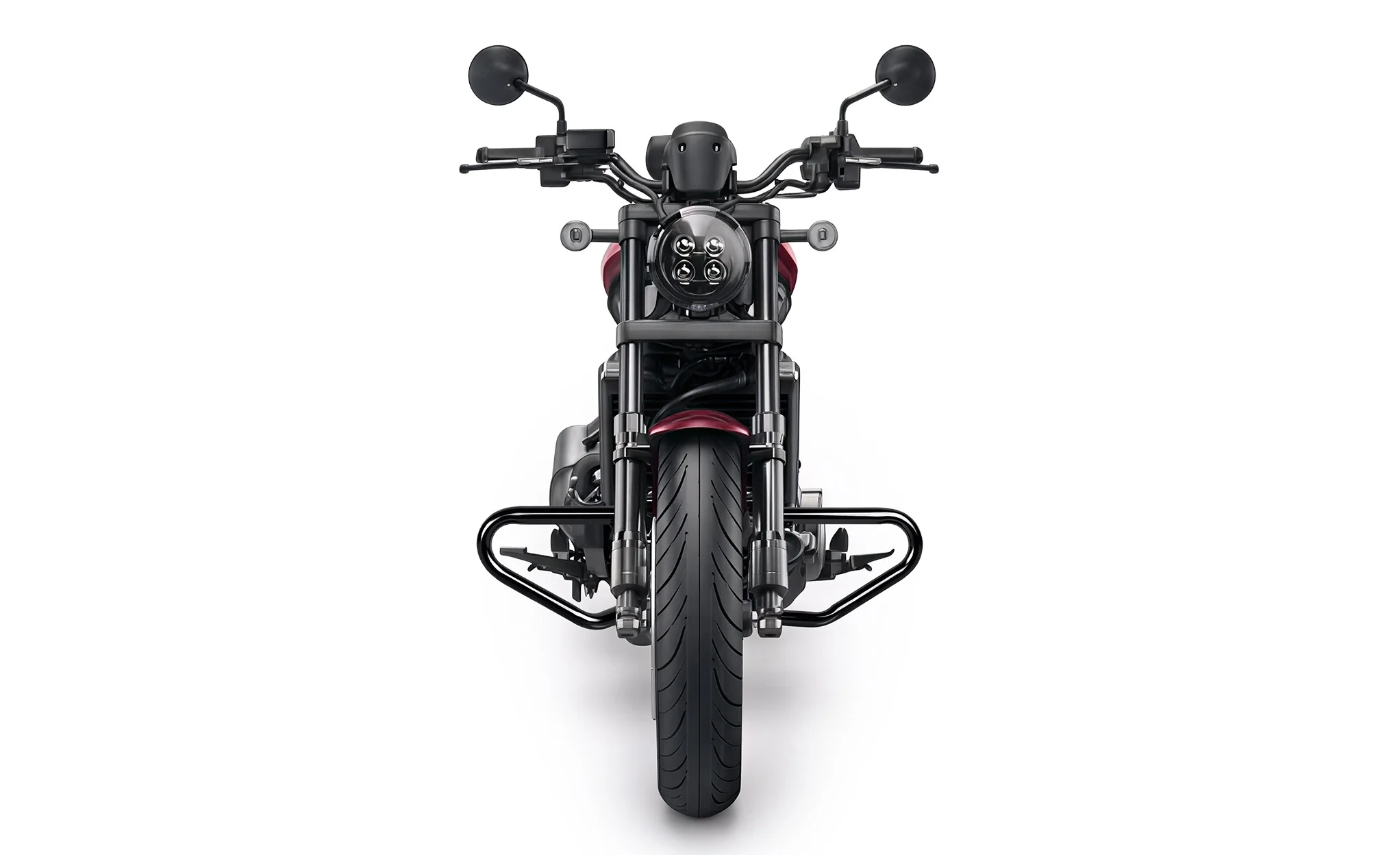 Viking Rampage Honda Rebel 1100 CMX1100 Crash Bar/ Engine Guard Gloss Black - Image 3