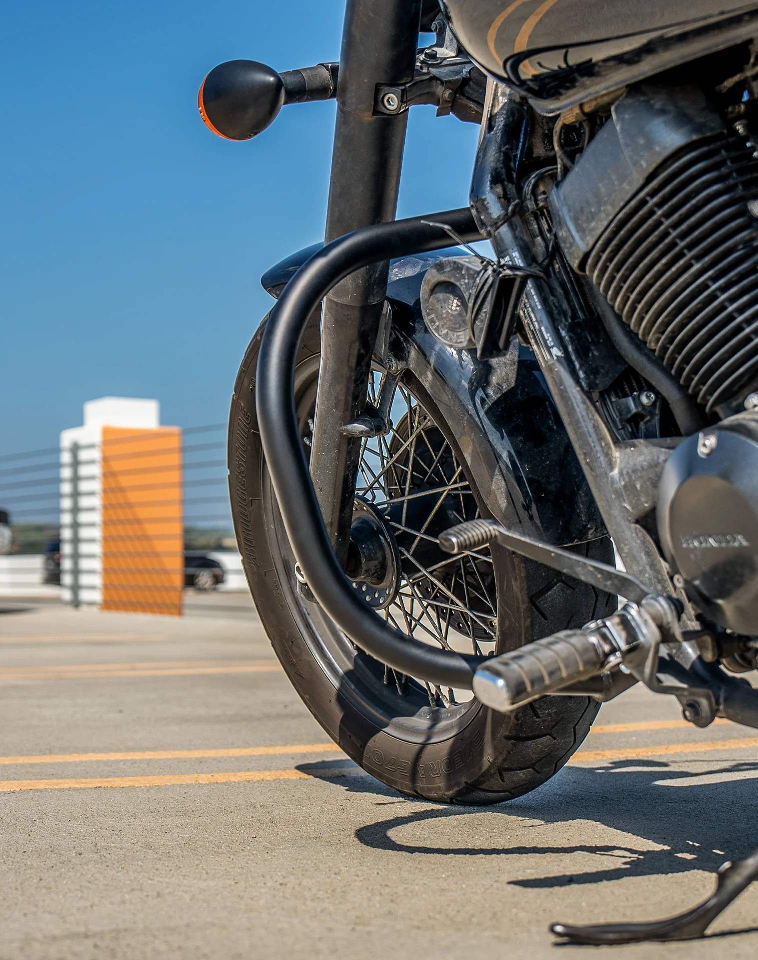 Viking Valguard Honda 750 Shadow Phantom Crash Bar/Engine Guard Matte Black - Image 7