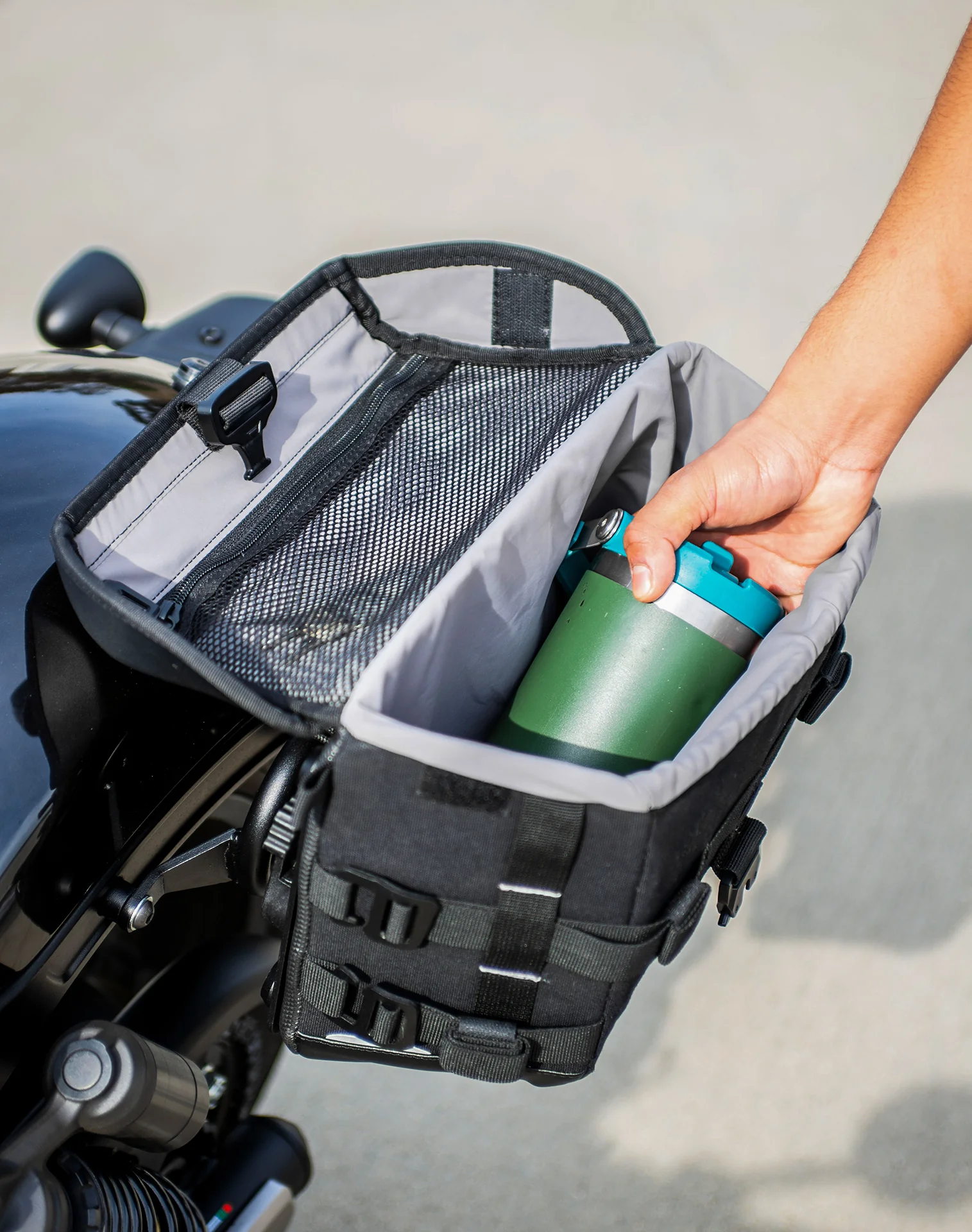 10L - Incognito Quick Mount Small Honda Rebel 1100 Solo Saddlebag (Left Only) - Image 6