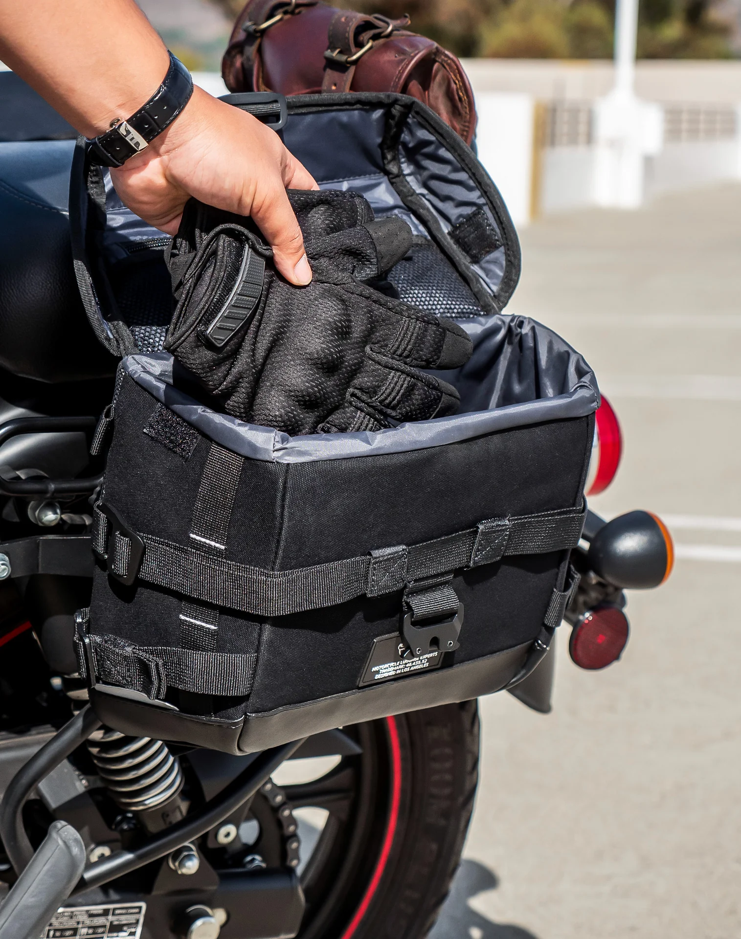 10L - Incognito Quick Mount Small Royal Enfield Classic 350 Solo Saddlebag (Left Only) - Image 6