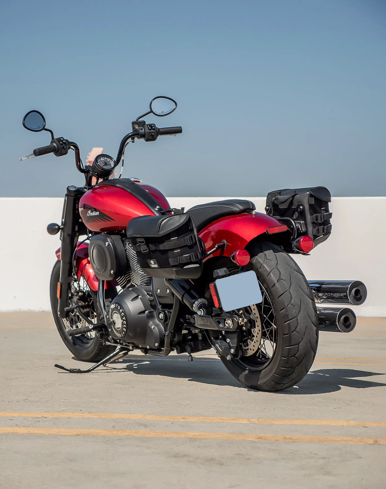 10L - Incognito Quick Mount Small Indian Chief Dark Horse Solo Saddlebag (Left Only) - Image 3