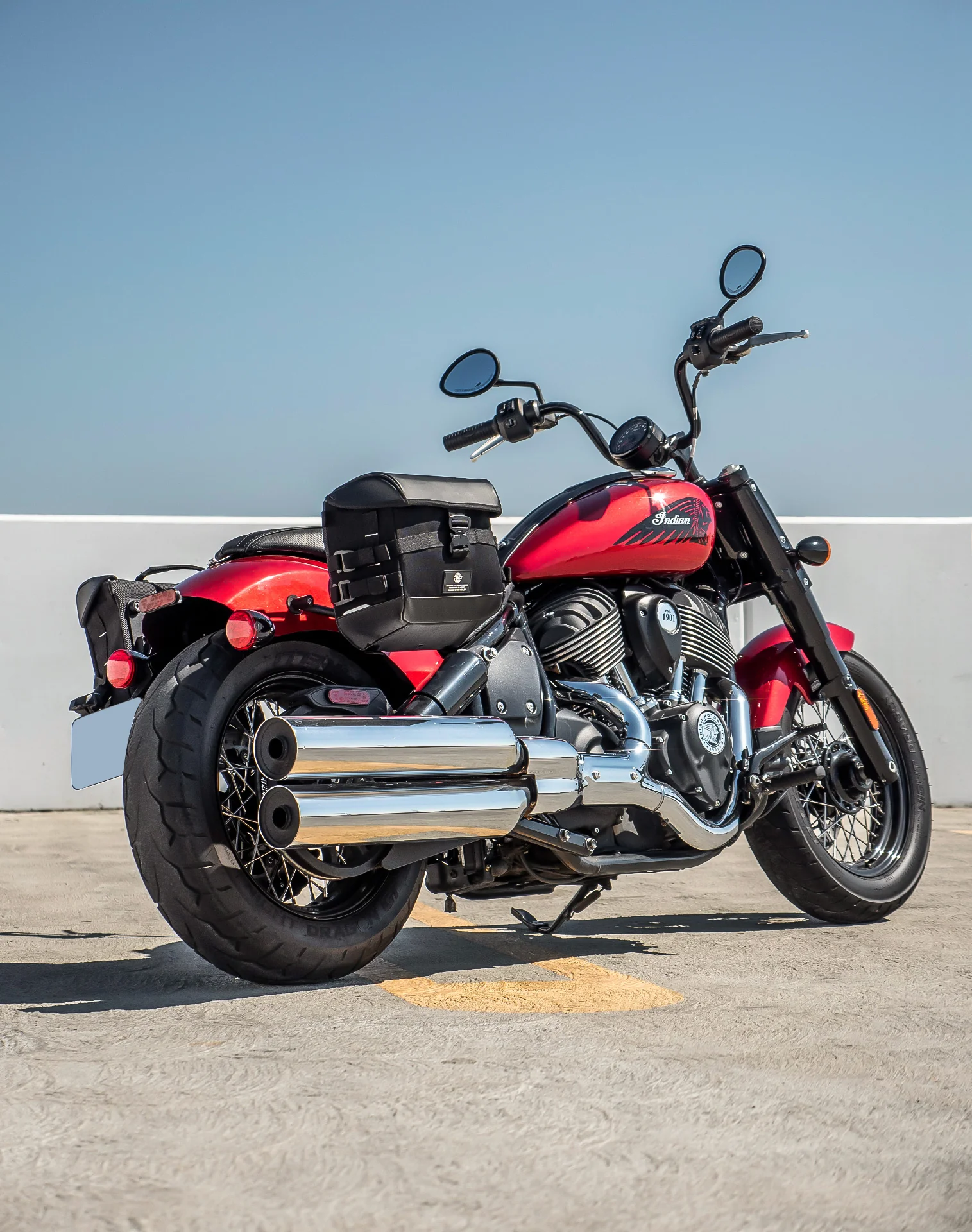 10L - Incognito Quick Mount Small Indian Chief Dark Horse Solo Saddlebag (Right Only) - Image 3