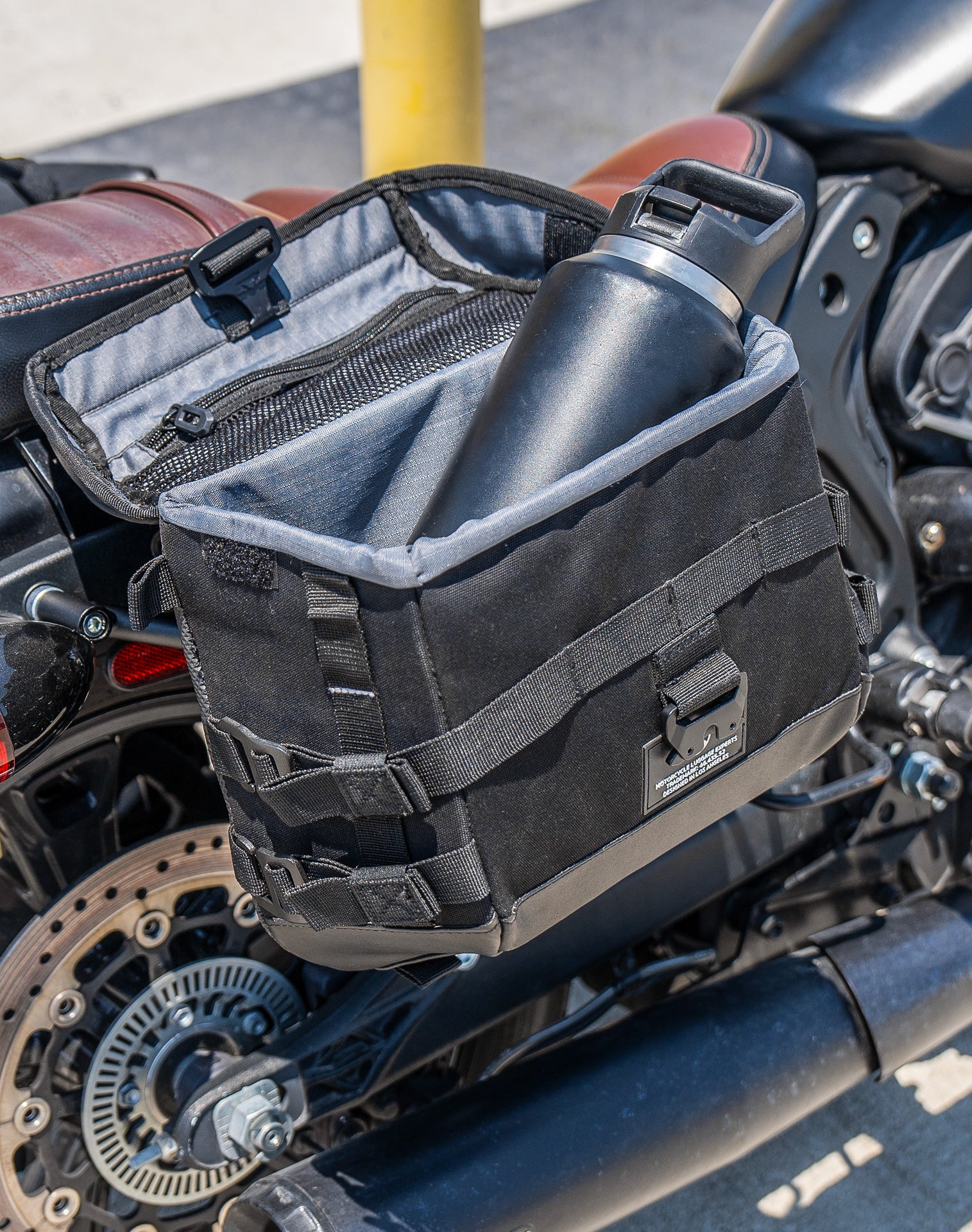 10L - Incognito Quick Mount Small Indian Scout Bobber Sixty Solo Saddlebag (Right Only) - Image 6