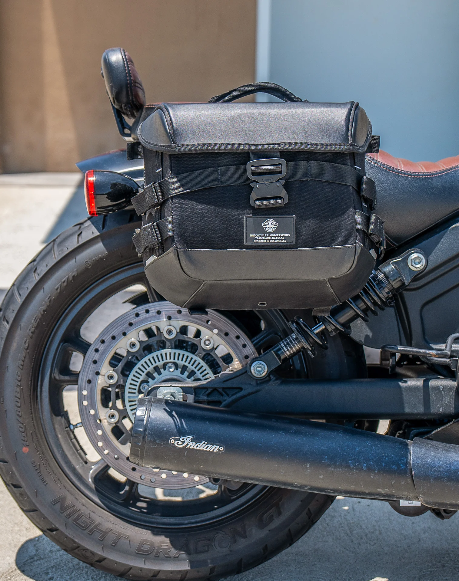 10L - Incognito Quick Mount Small Indian Scout Bobber Twenty Solo Saddlebag (Right Only) - Image 4