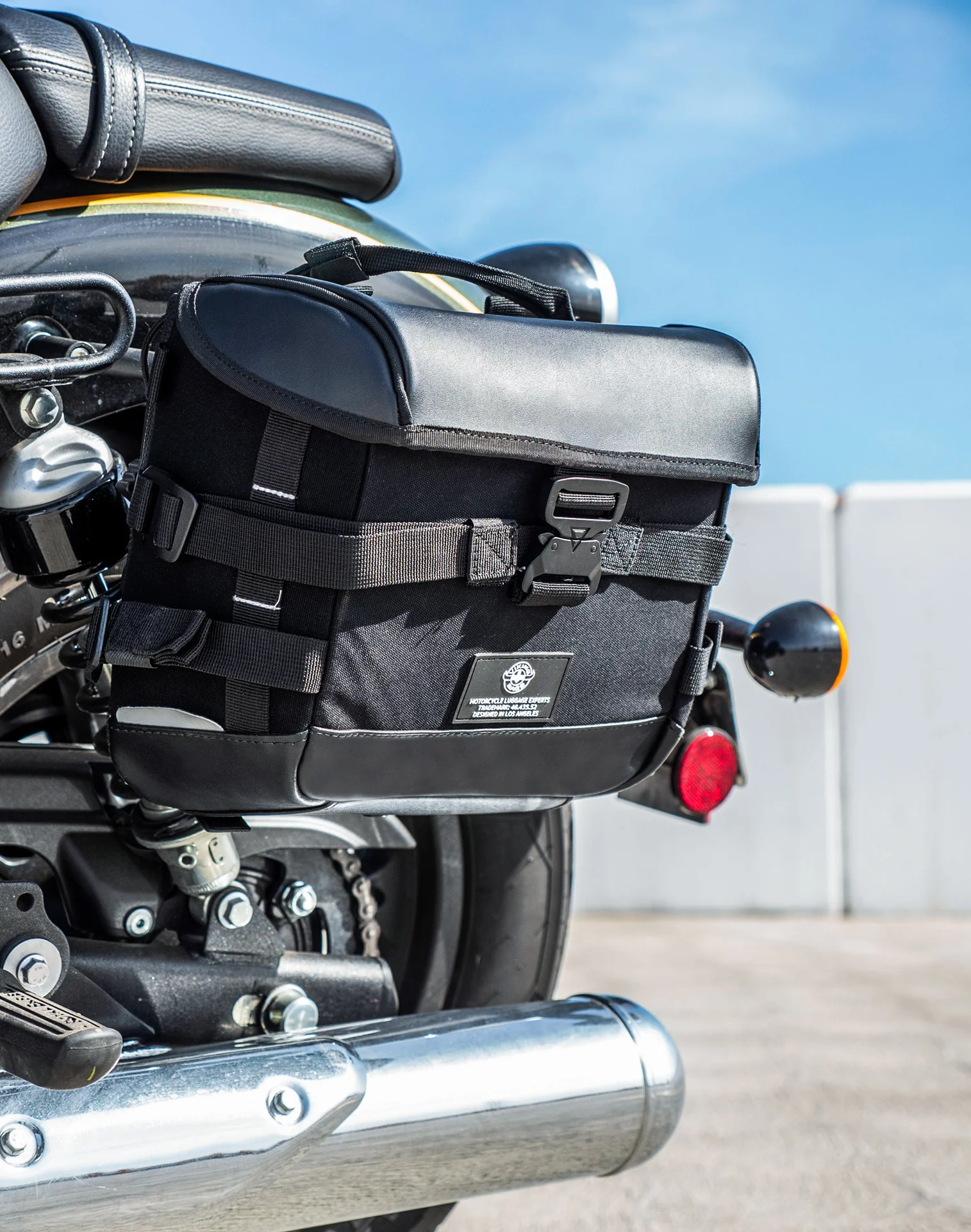 10L - Incognito Quick Mount Small Royal Enfield Super Meteor 650 Solo Saddlebag (Left Only) - Image 4