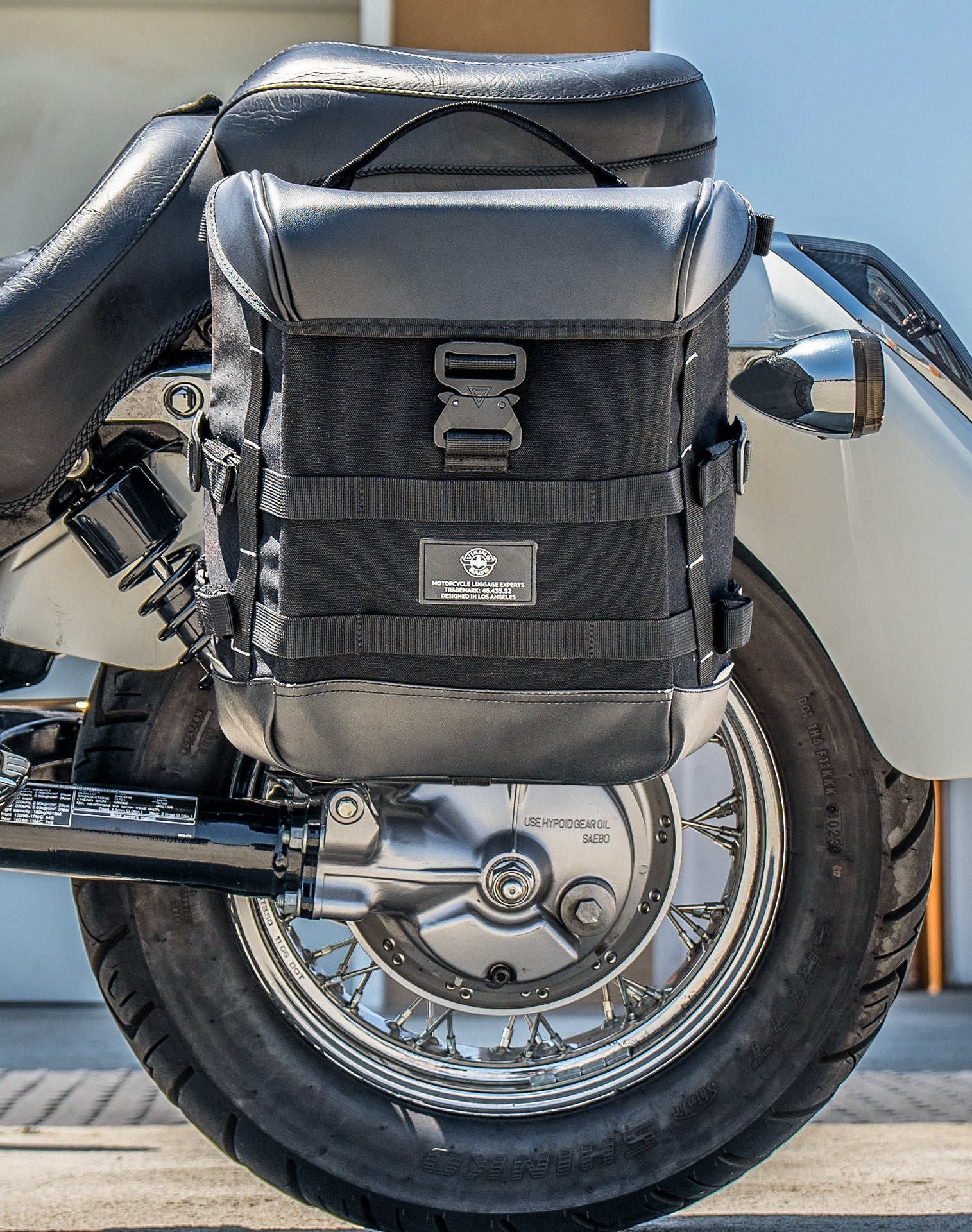 15L - Incognito Quick Mount Medium Honda Shadow 750 Aero Solo Saddlebag (Left Only) - Image 4