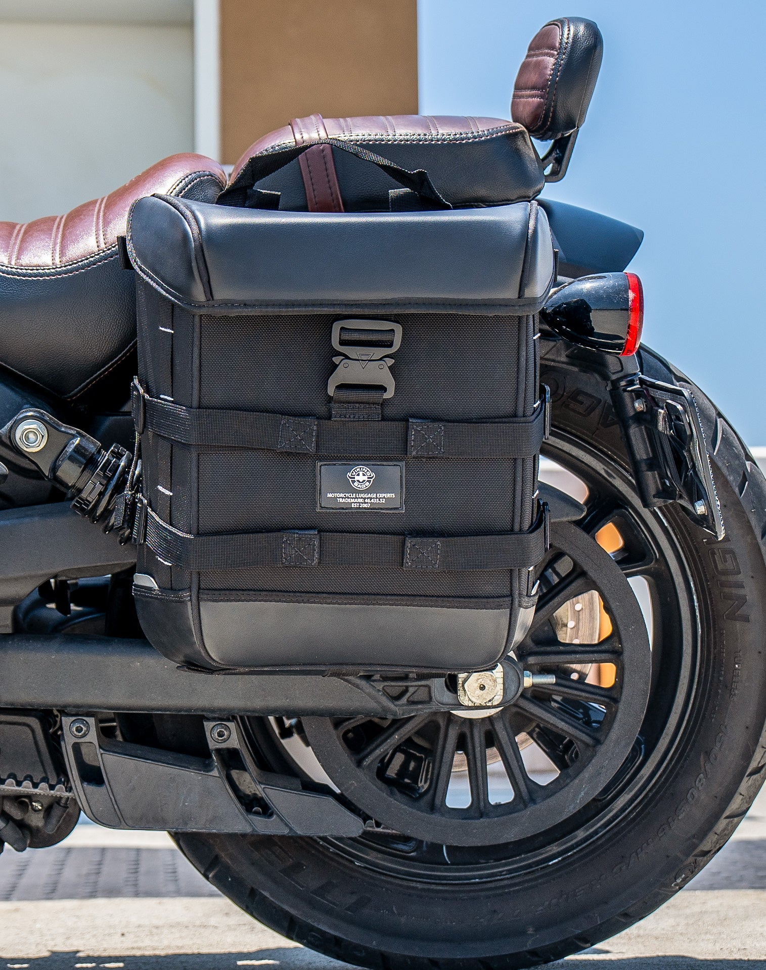 15L - Incognito Quick Mount Medium Indian Scout Rogue Solo Saddlebag (Left Only) - Image 4