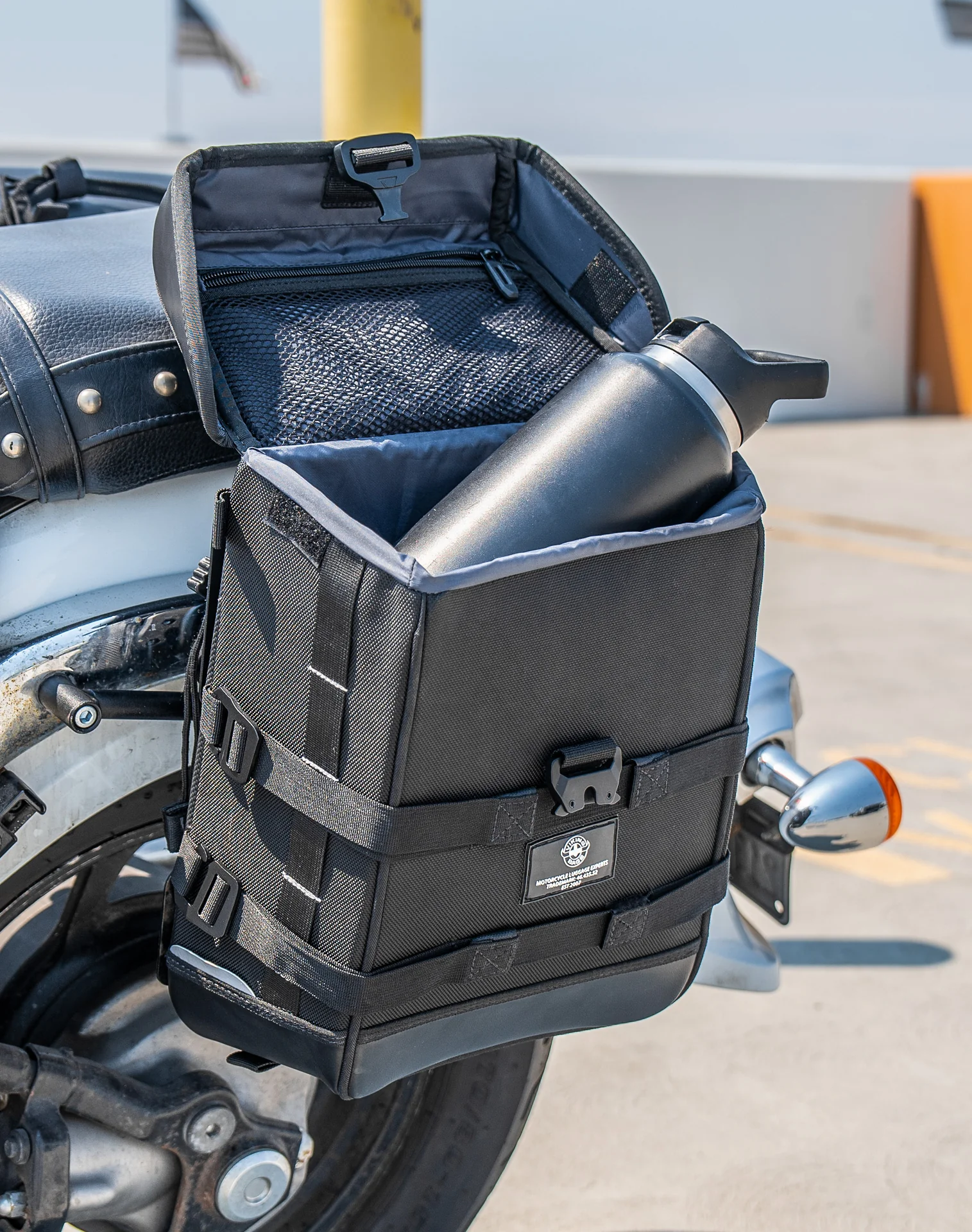 15L - Incognito Quick Mount Medium Suzuki Boulevard C50 VL800 Solo Saddlebag (Left Only) - Image 6