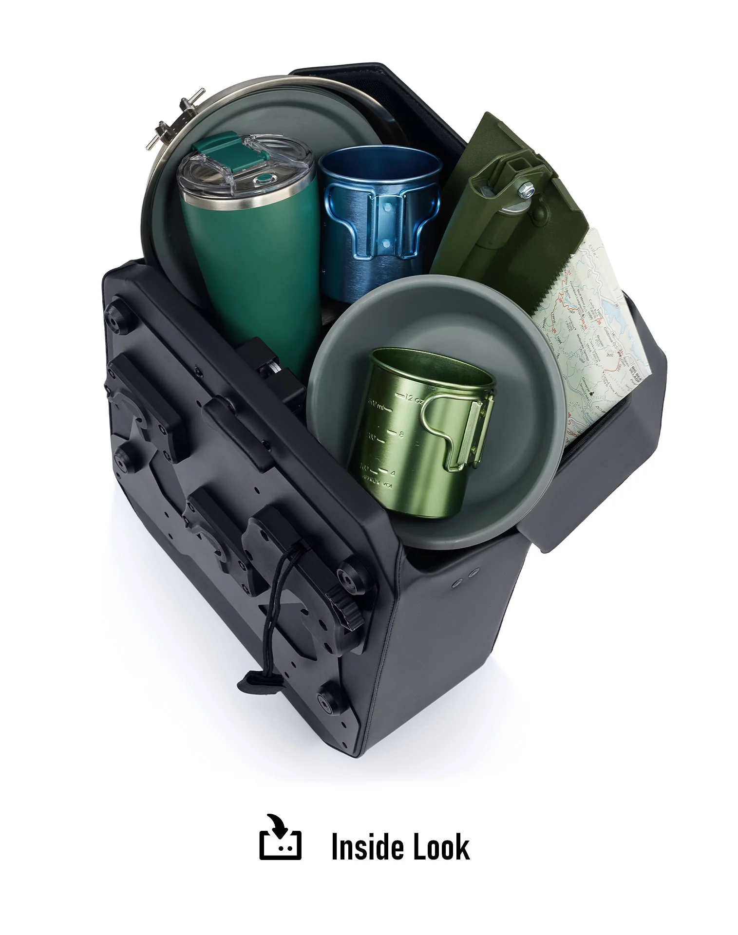 15L - Outlaw Quick Mount Medium Kawasaki Vulcan 900 Custom Hard Solo Saddlebag (Right Only) - Image 9