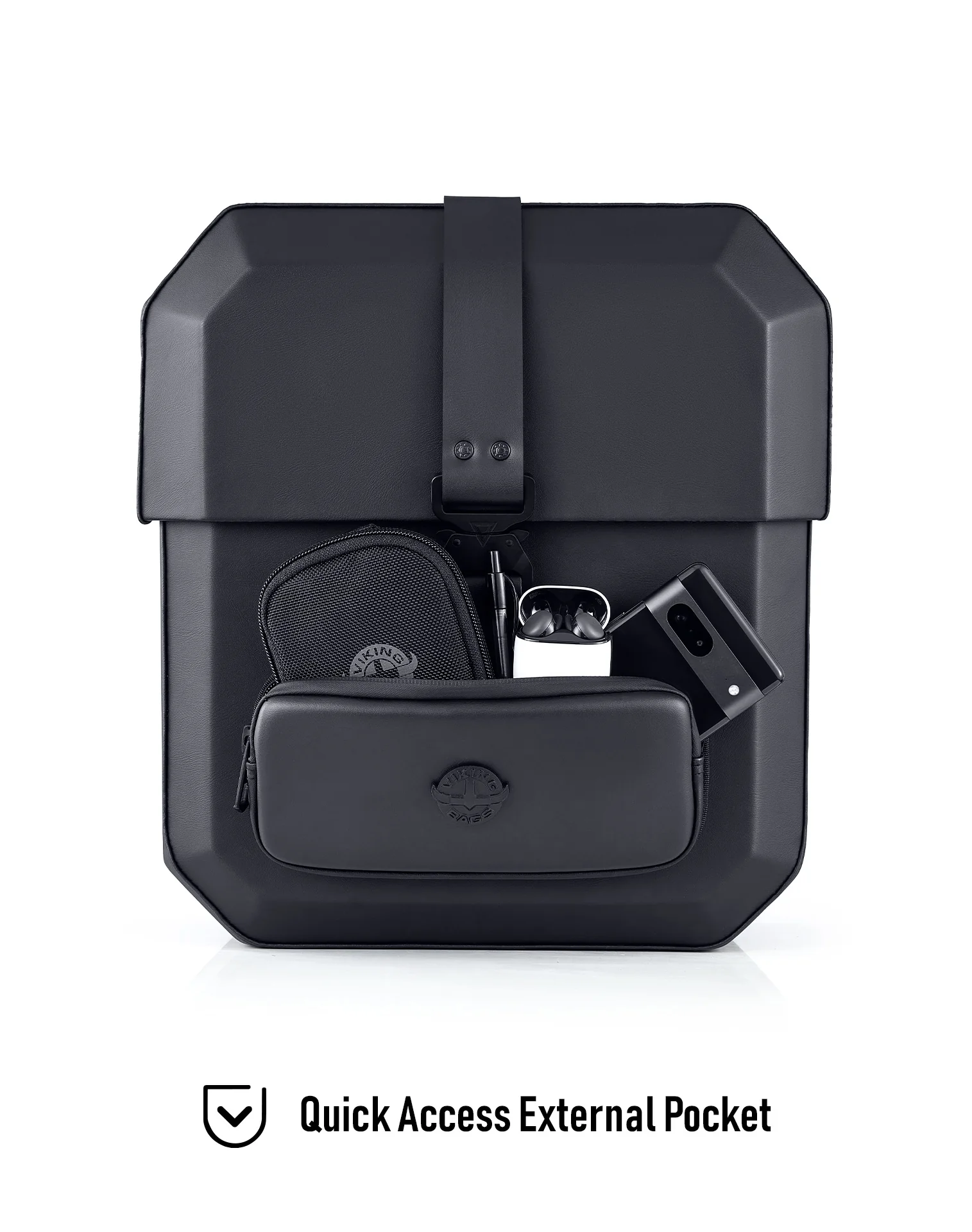 15L - Outlaw Quick Mount Medium Royal Enfield Super Meteor 650 Hard Solo Saddlebag (Right Only) - Image 7