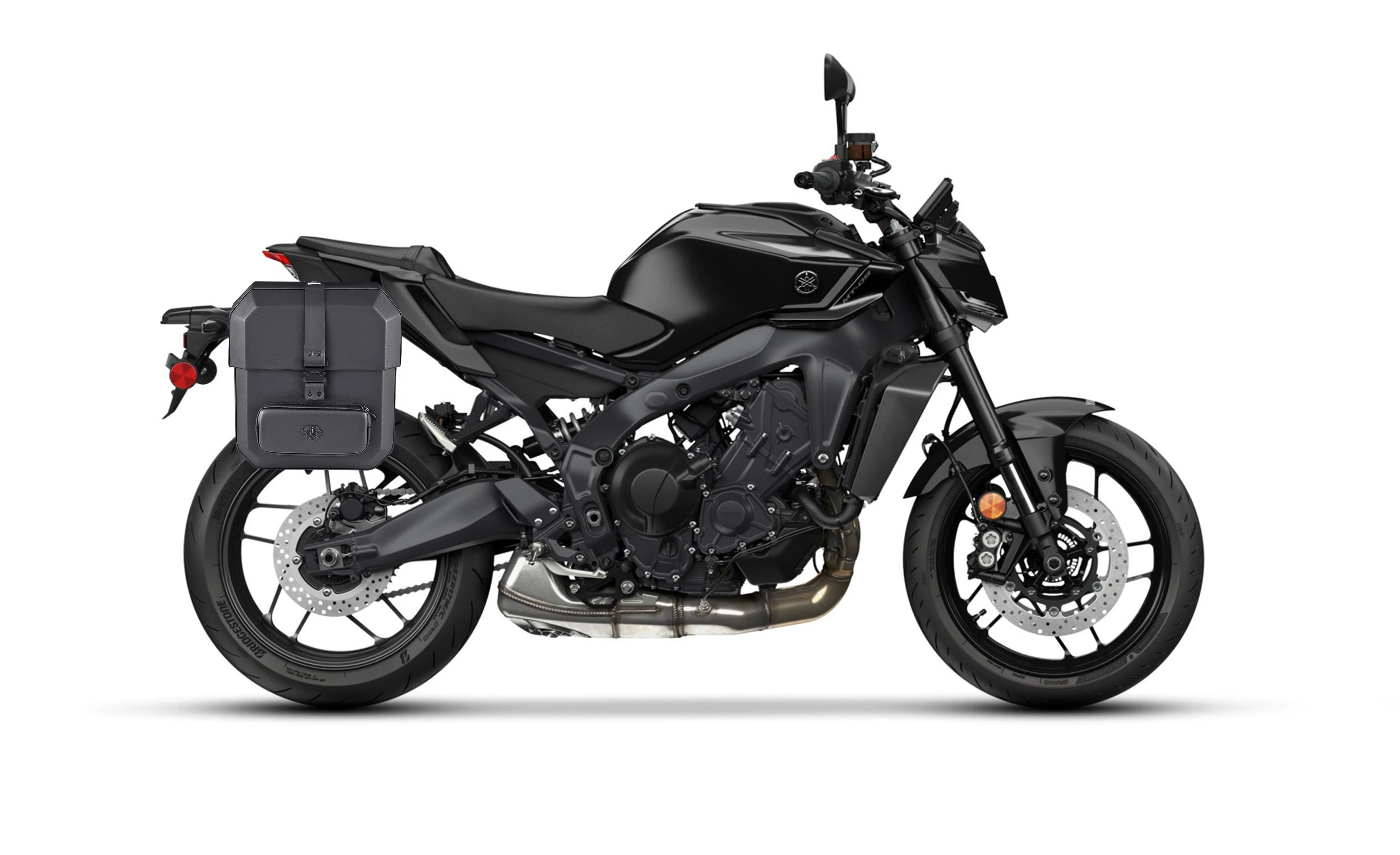 15L - Outlaw Quick Mount Medium Yamaha MT-09 Hard Solo Saddlebag (Right Only) - Image 2