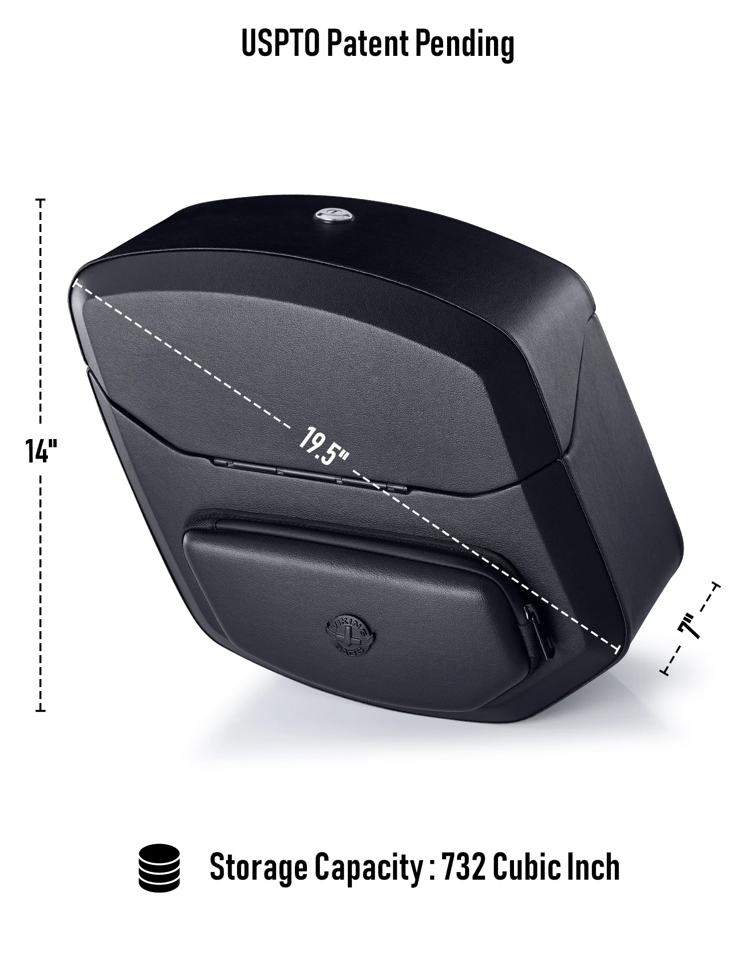 12L - Ironclad Quick Mount Medium Ducati Scrambler (2018-2022) Hard Solo Saddlebag (Left Only) - Image 3