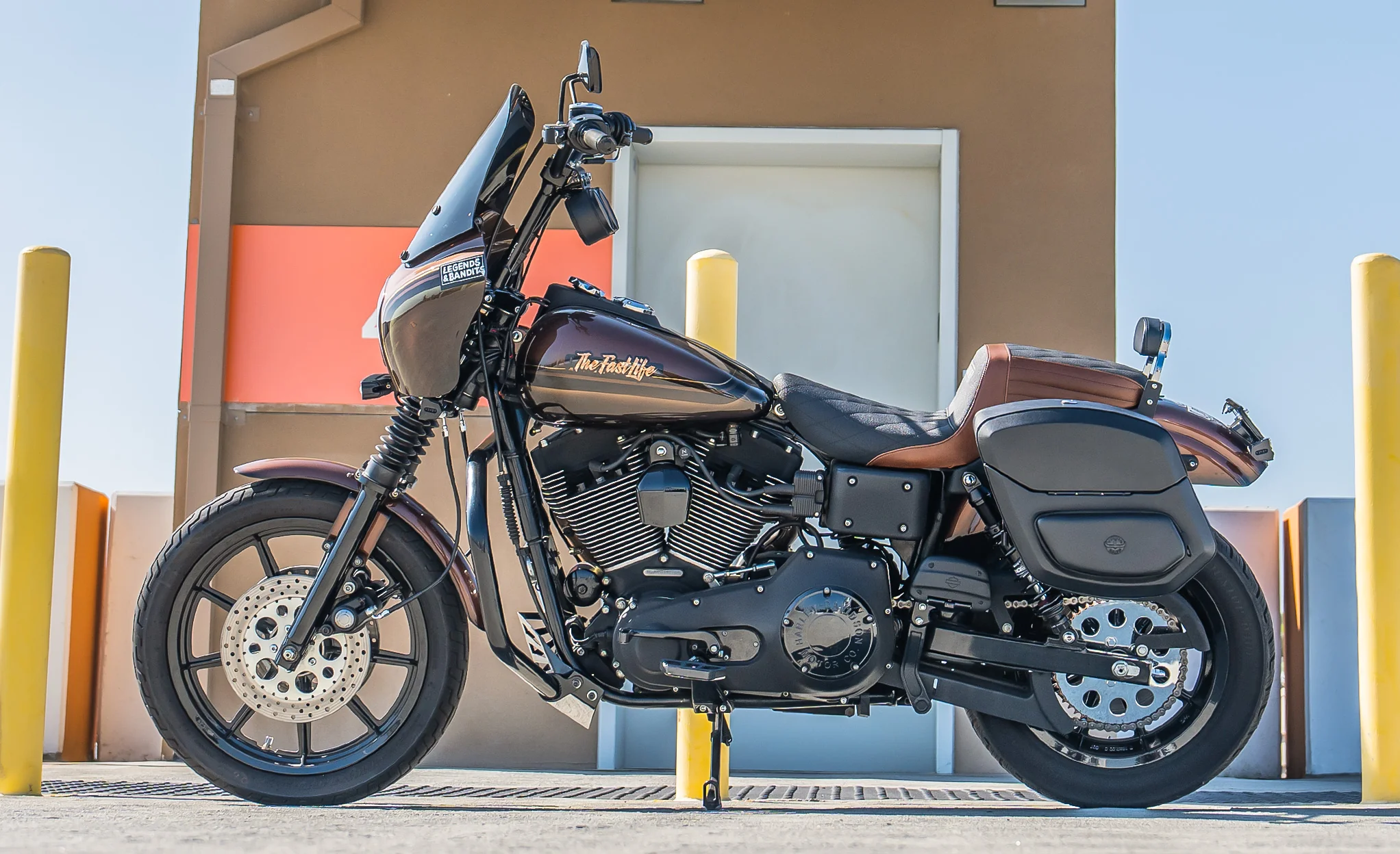 12L - Ironclad Quick Mount Medium Harley Dyna Super Glide FXD Hard Solo Saddlebag (Left Only) - Image 2