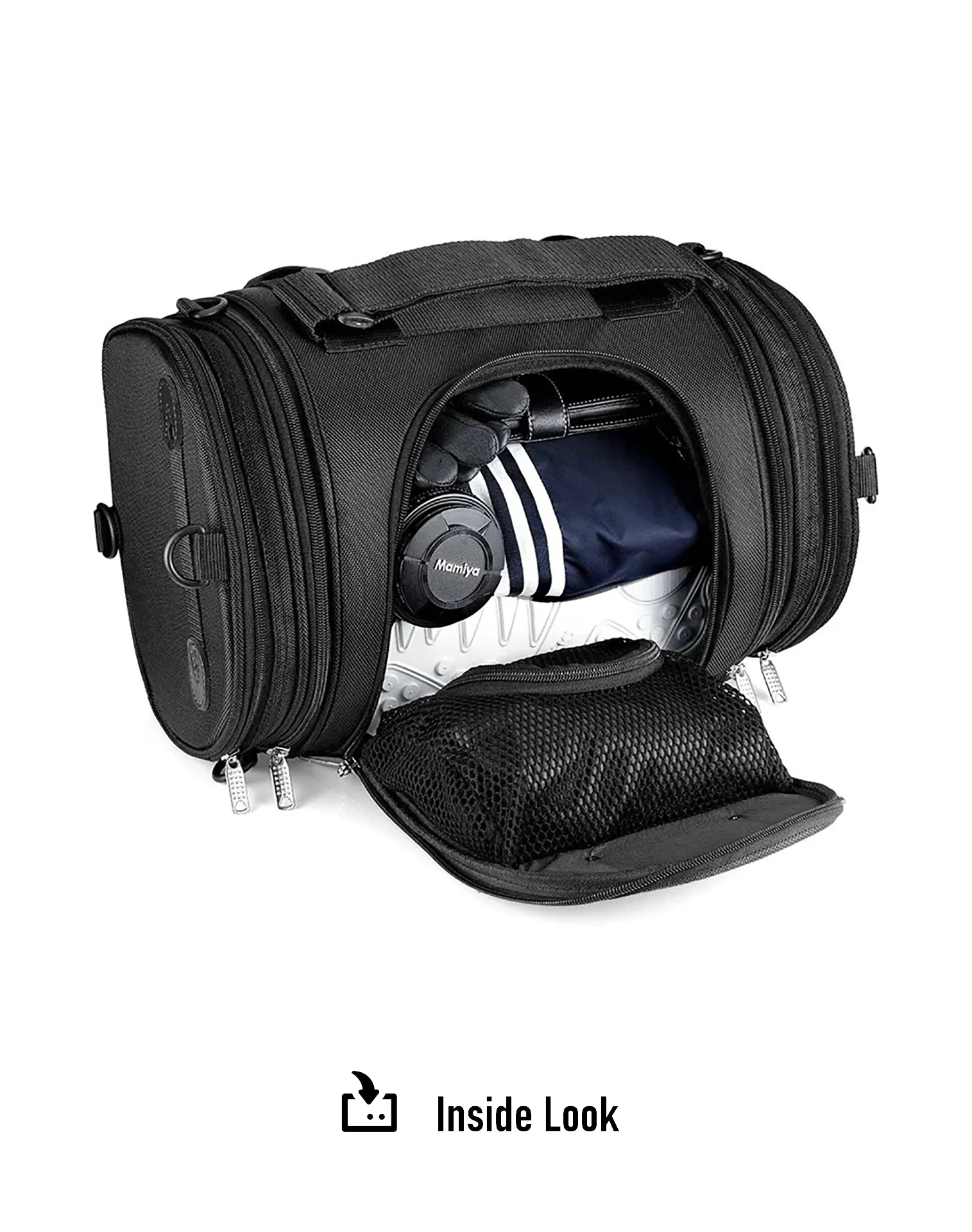 20L - Axwell Medium Royal Enfield Motorcycle Tail Bag - Image 6