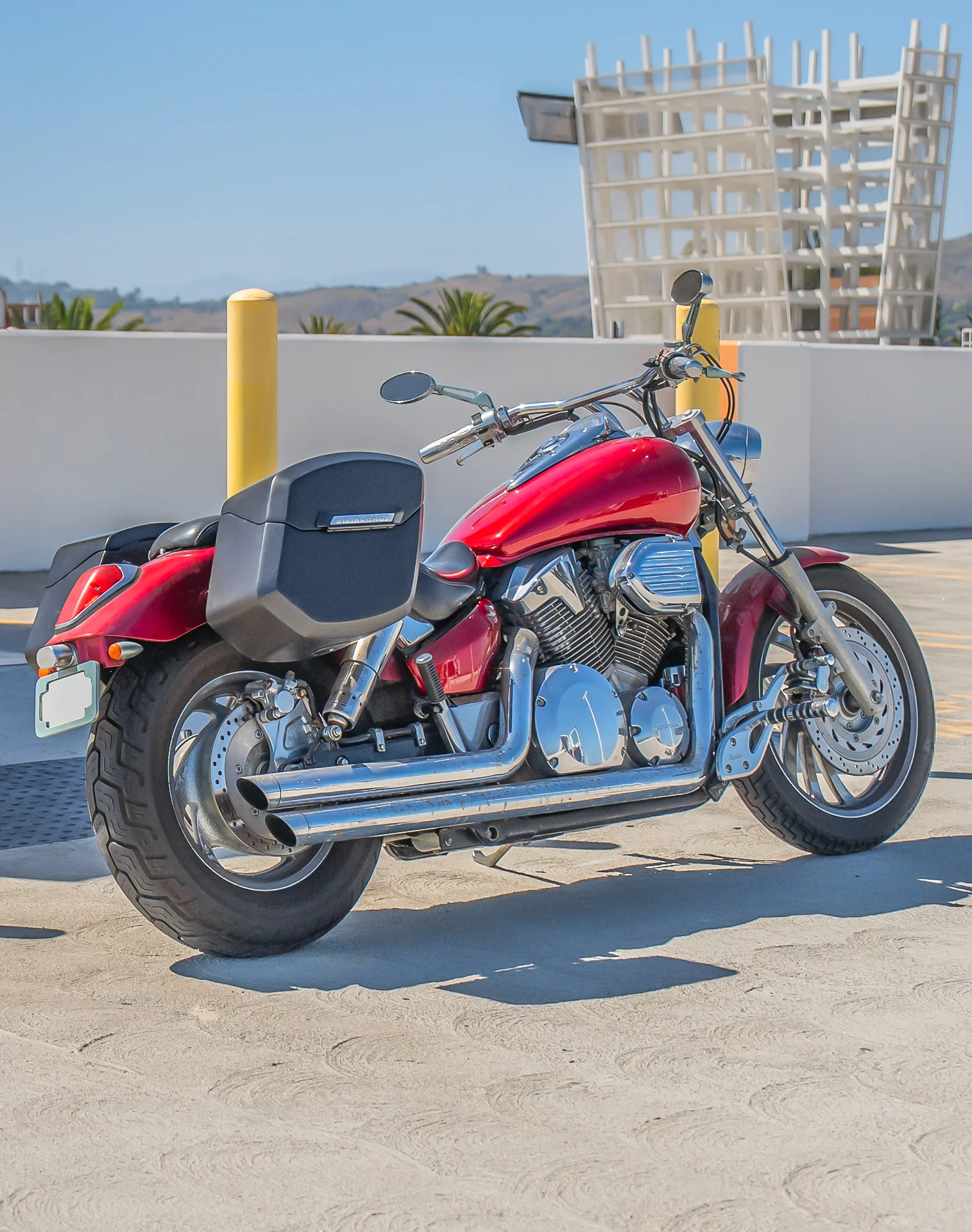 24L - Ironclad Quick-Mount Medium Honda VTX 1300 C Matte Hard Saddlebags - Image 3