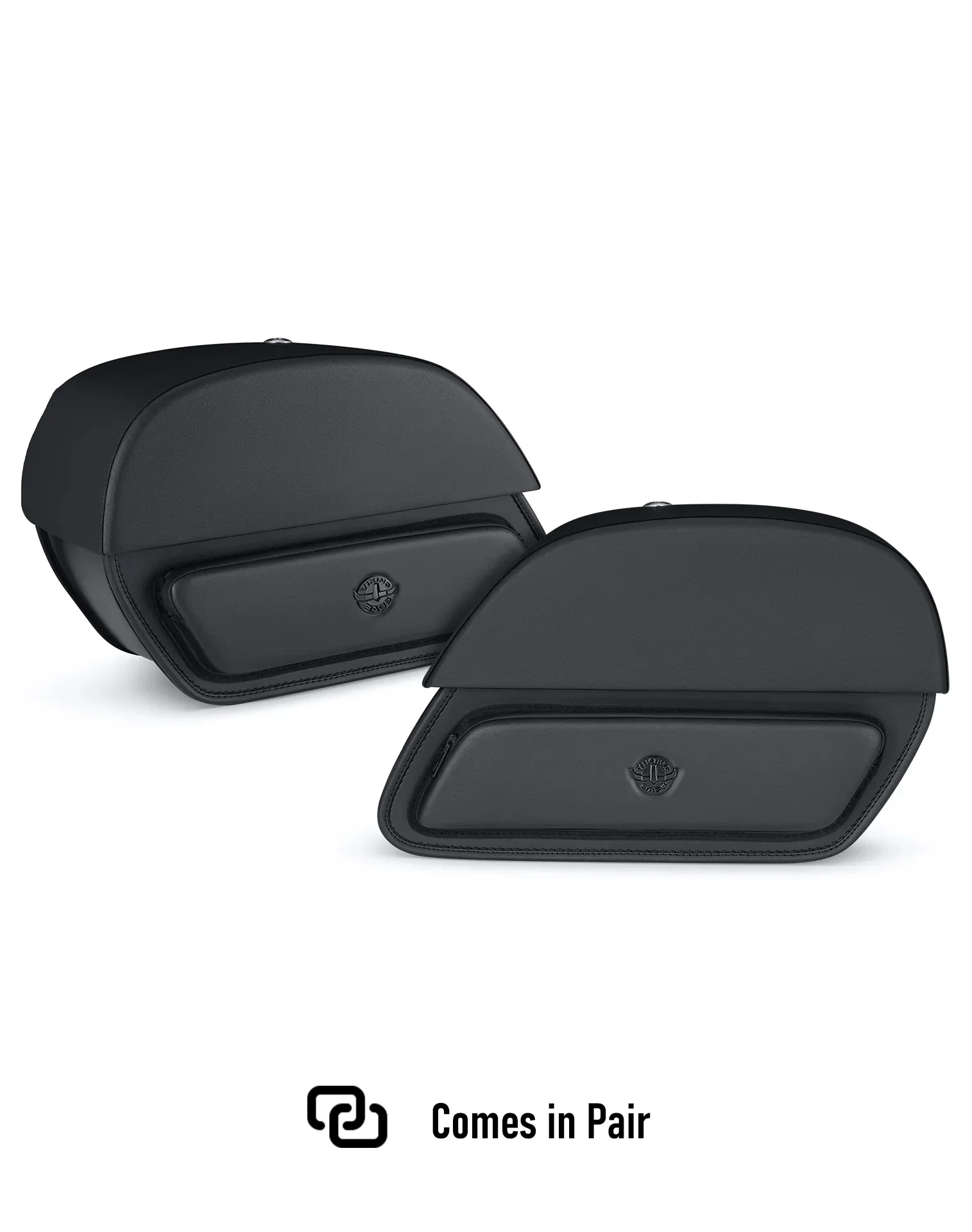 32L - Pantheon Large Hard Mount Shock Cutout Saddlebags for Harley Sportster 1200 Custom XL1200C/XLH1200C - Image 5