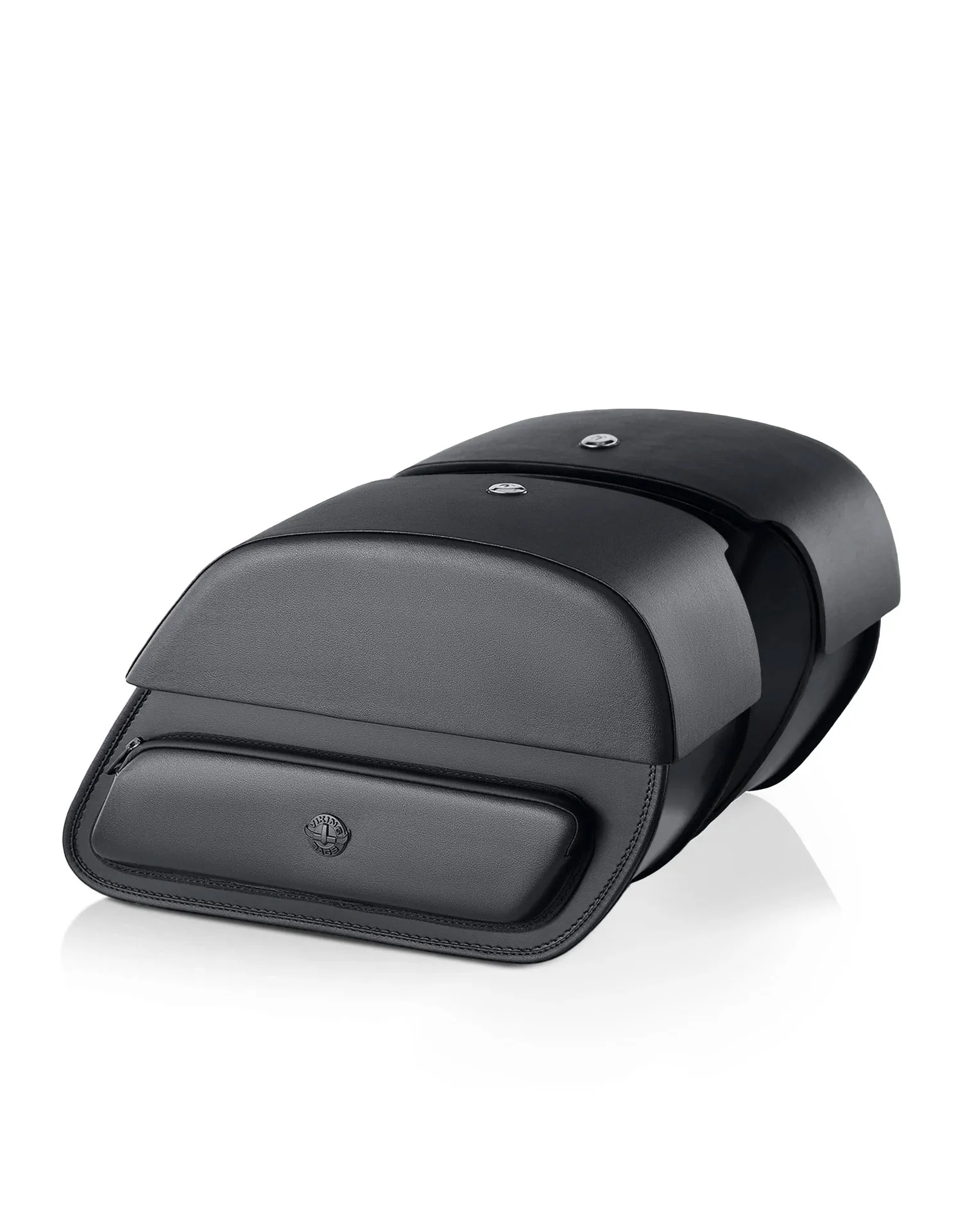 32L - Pantheon Large Hard Mount Shock Cutout Saddlebags for Harley Sportster 883 Low XL883L