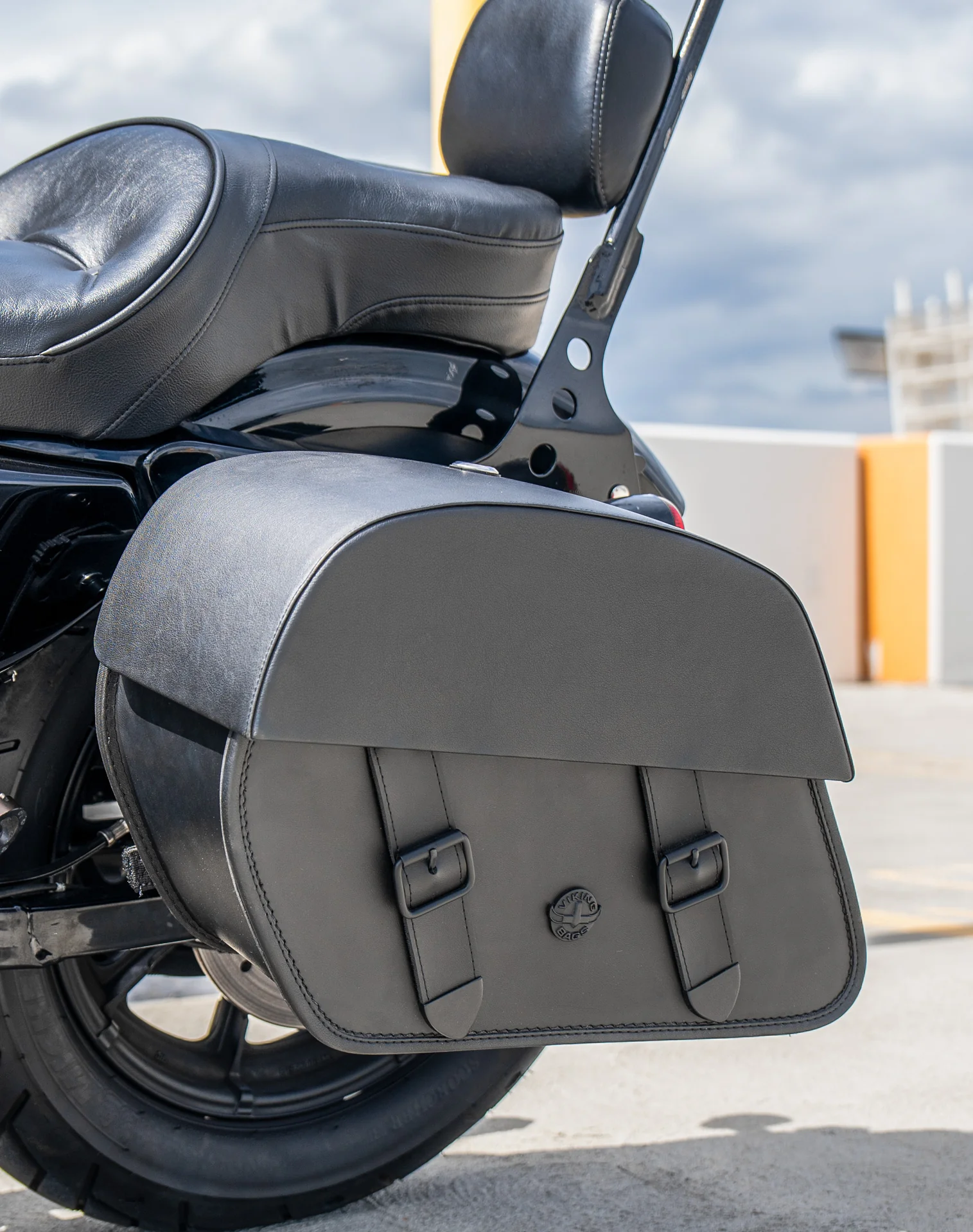 28L - Baelor Medium Quick Mount Motorcycle Saddlebags For Harley Sportster 1200 Iron XL1200NS - Image 5