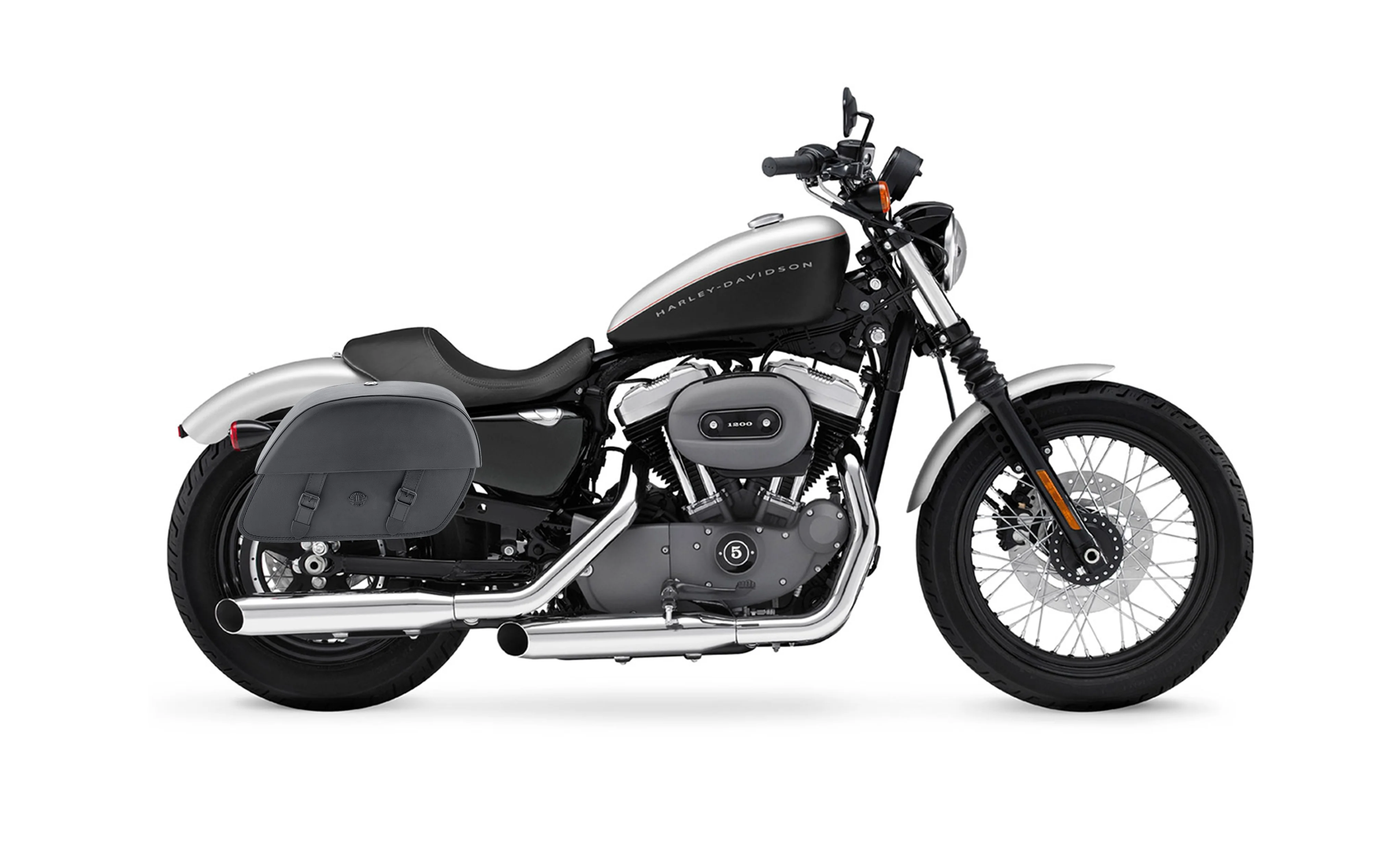 28L - Baelor Medium Quick Mount Motorcycle Saddlebags For Harley Sportster 1200 Nightster XL1200N - Image 2