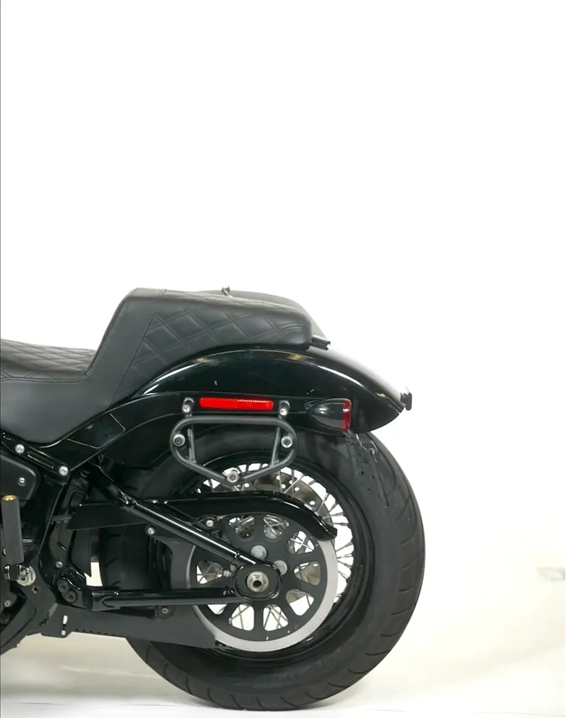 28L - Baelor Medium Quick Mount Indian Chief Bobber Dark Horse Motorcycle Saddlebags - Image 10