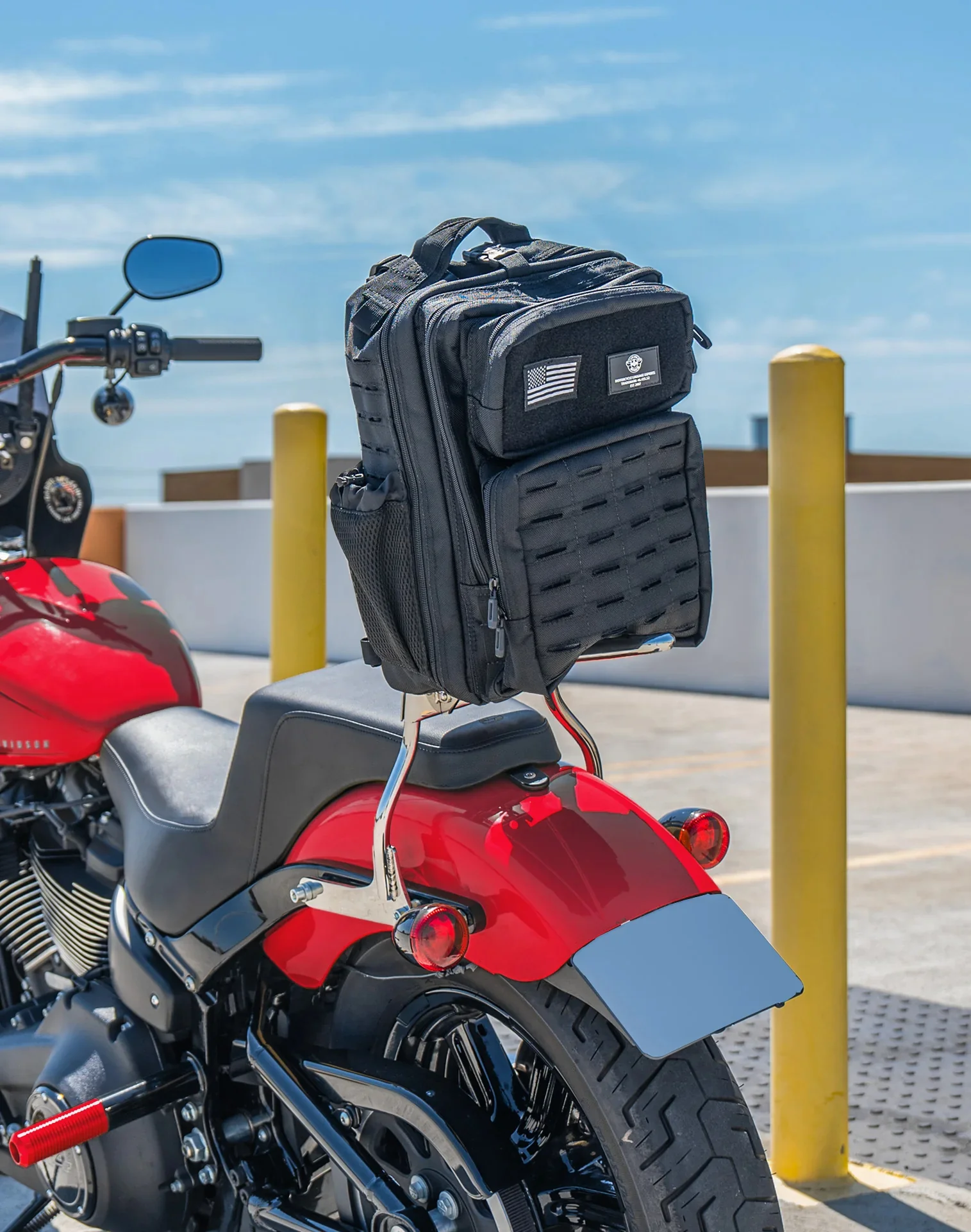 30L - Tactical Large Honda Motorcycle Tail Bag - Image 4