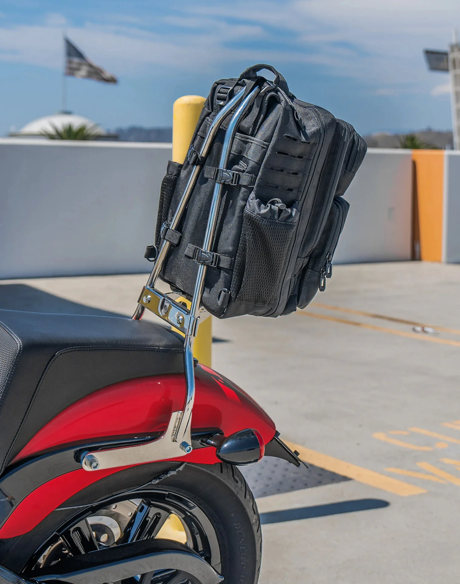 30L - Tactical Large Motorcycle Backpack - Image 5