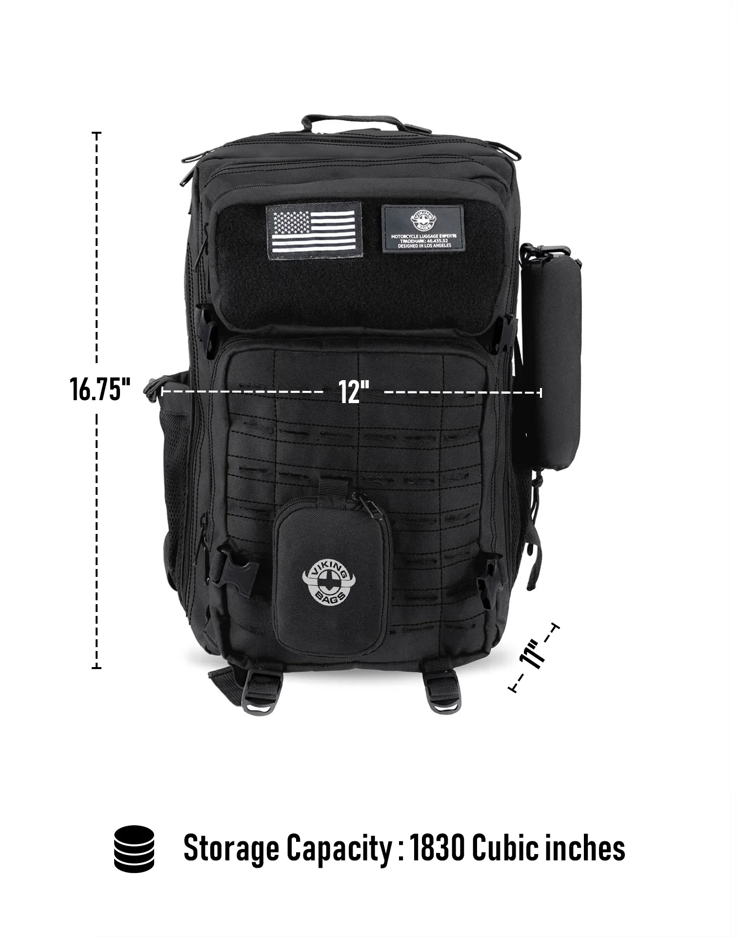 30L - Tactical Large Suzuki Motorcycle Backpack - Image 7