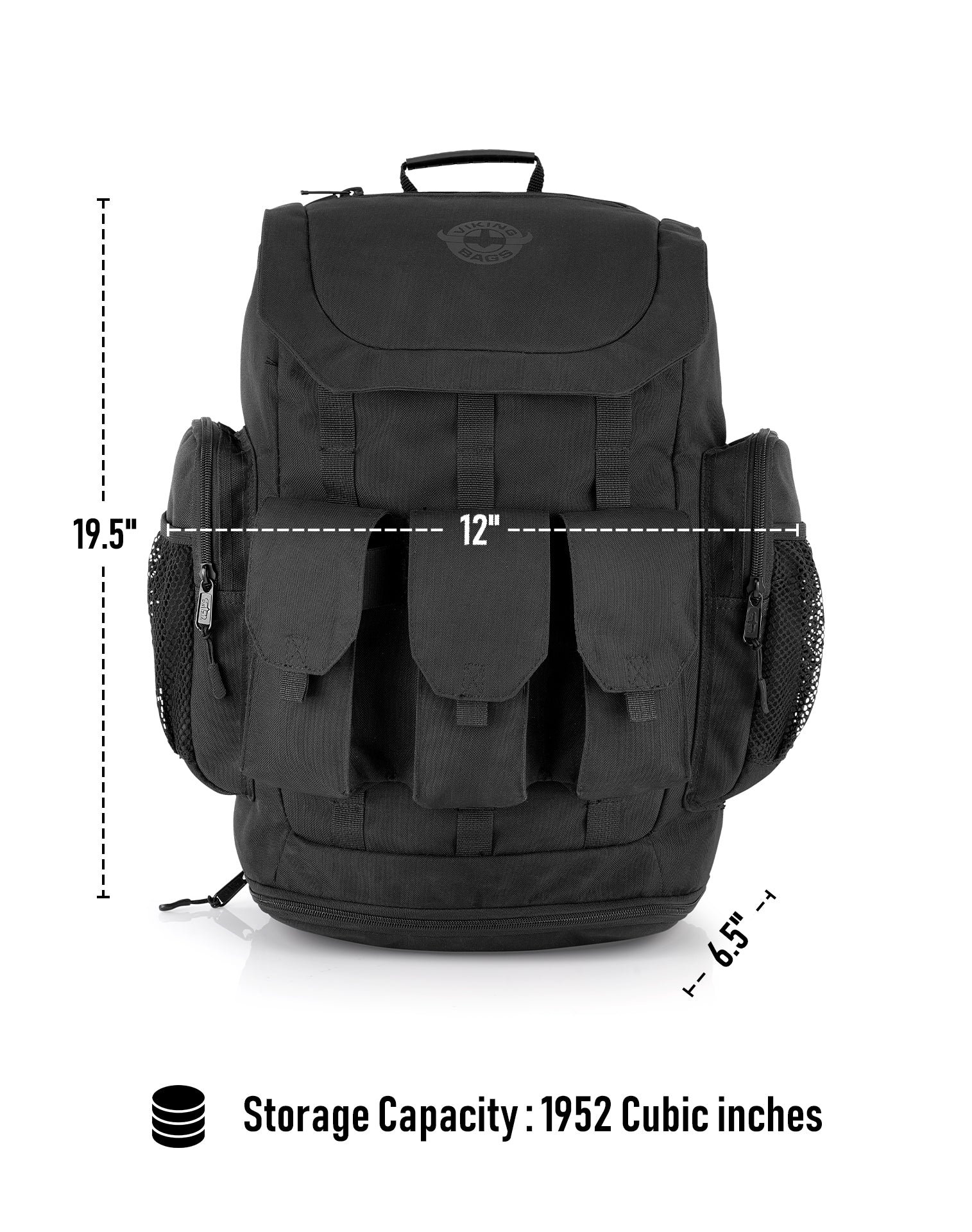 32L - Trident Large Ducati Motorcycle Tail Bag - Image 7
