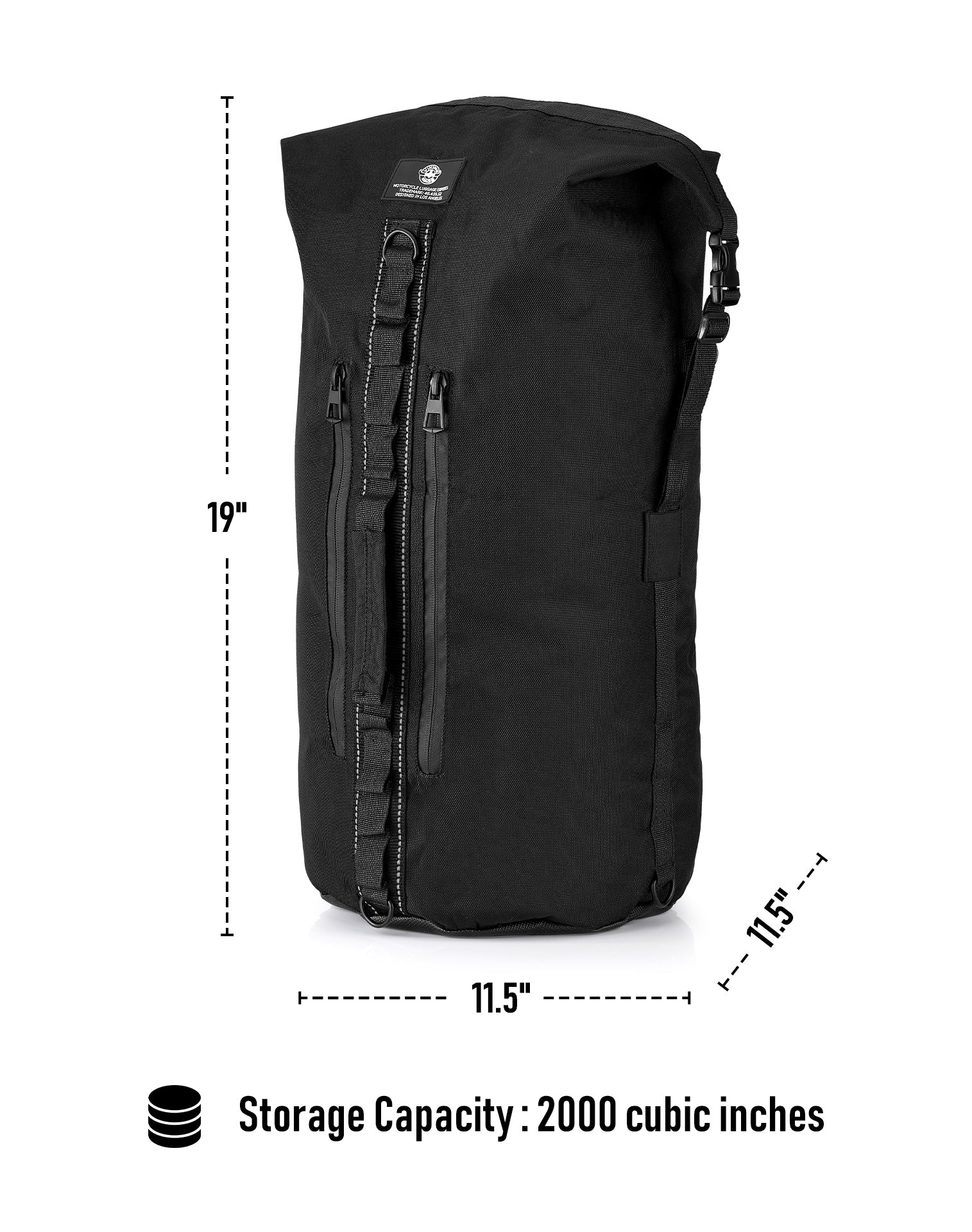 32L - Renegade BMW Motorcycle Sissy Bar Bag - Image 7